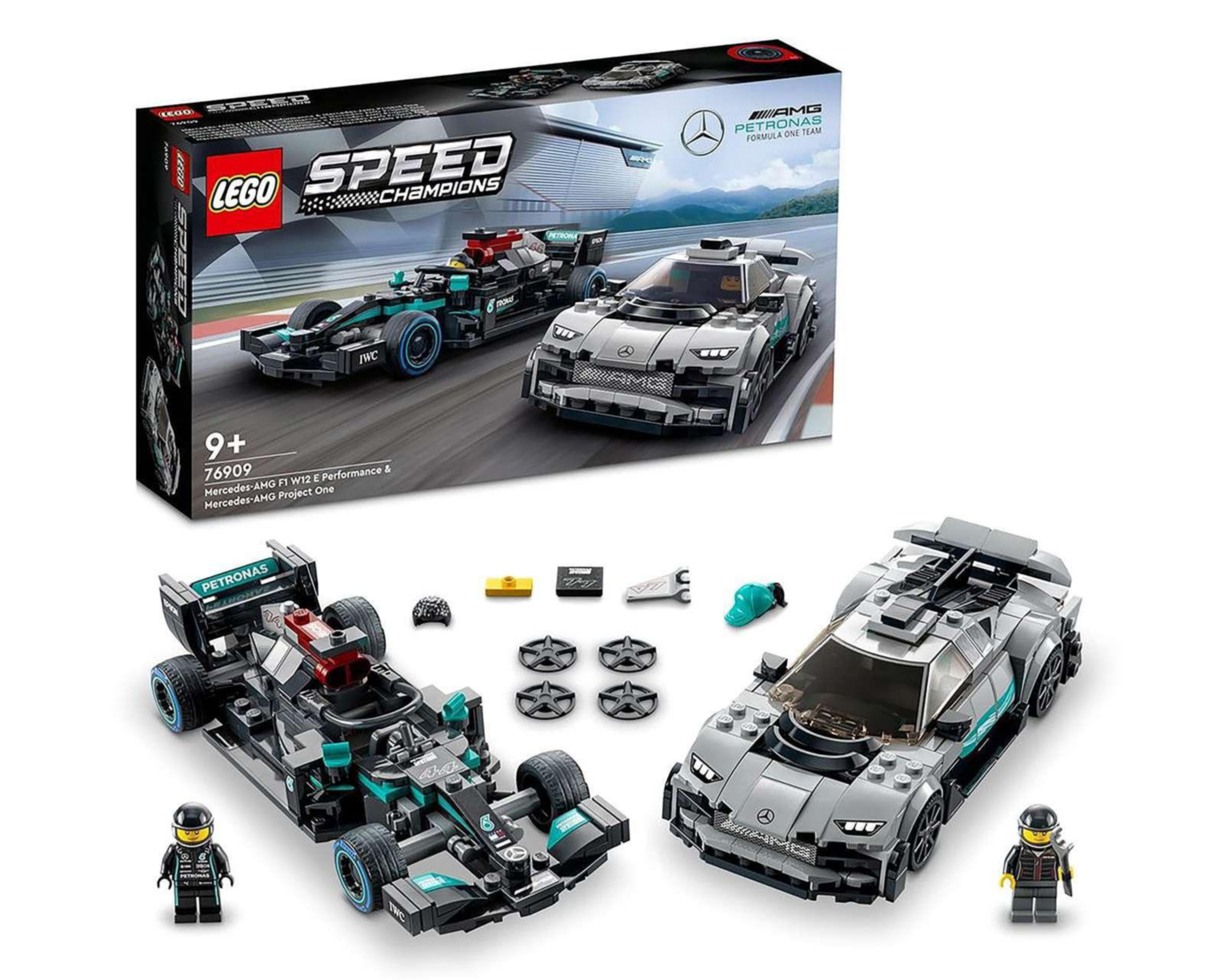 Foto 5 pulgar | LEGO Speed Champions: Mercedes-AMG F1 W12 E Performance y Mercedes-AMG Project One