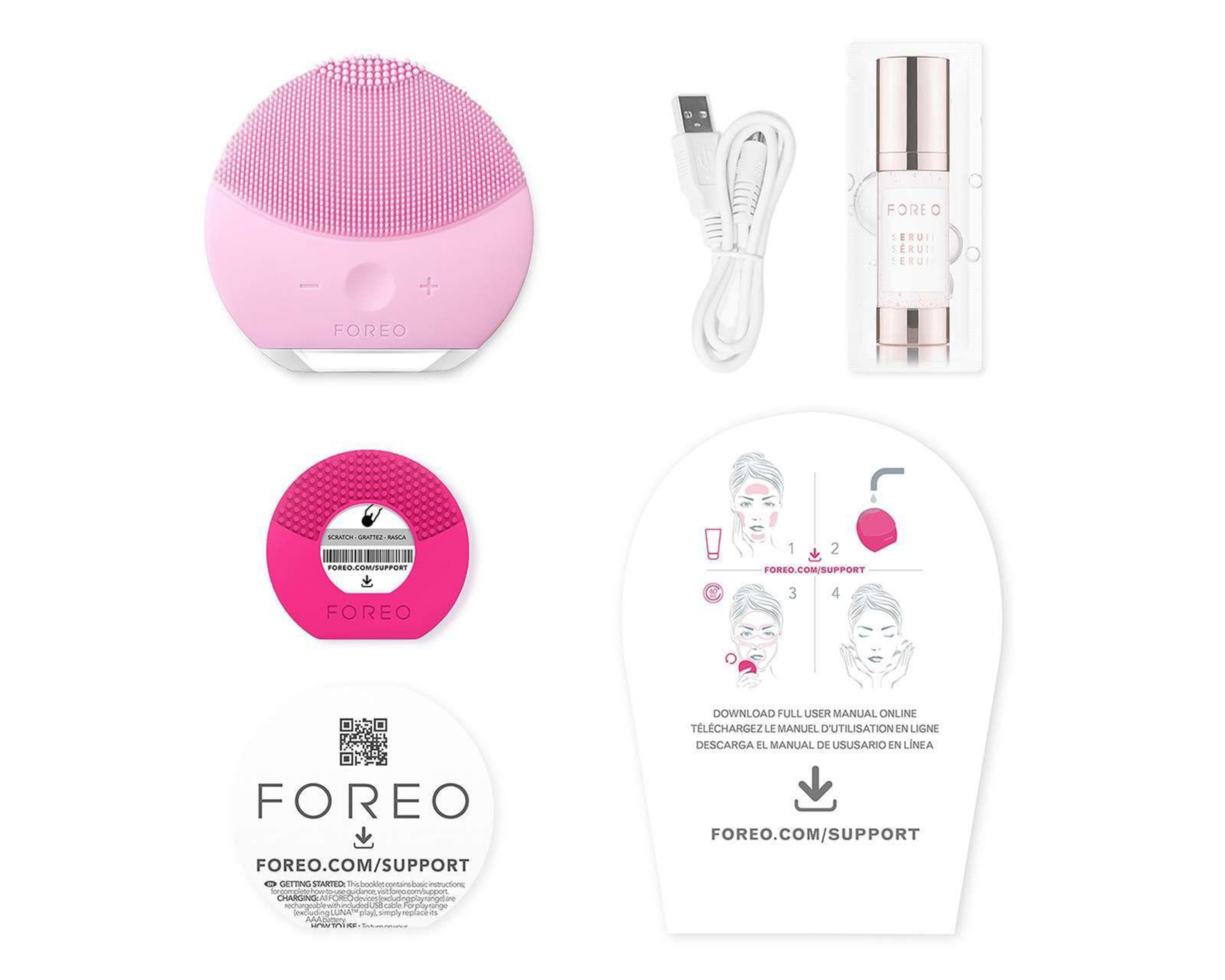 Foto 4 pulgar | Cepillo Facial Foreo Luna Mini 2 Pearl Pink