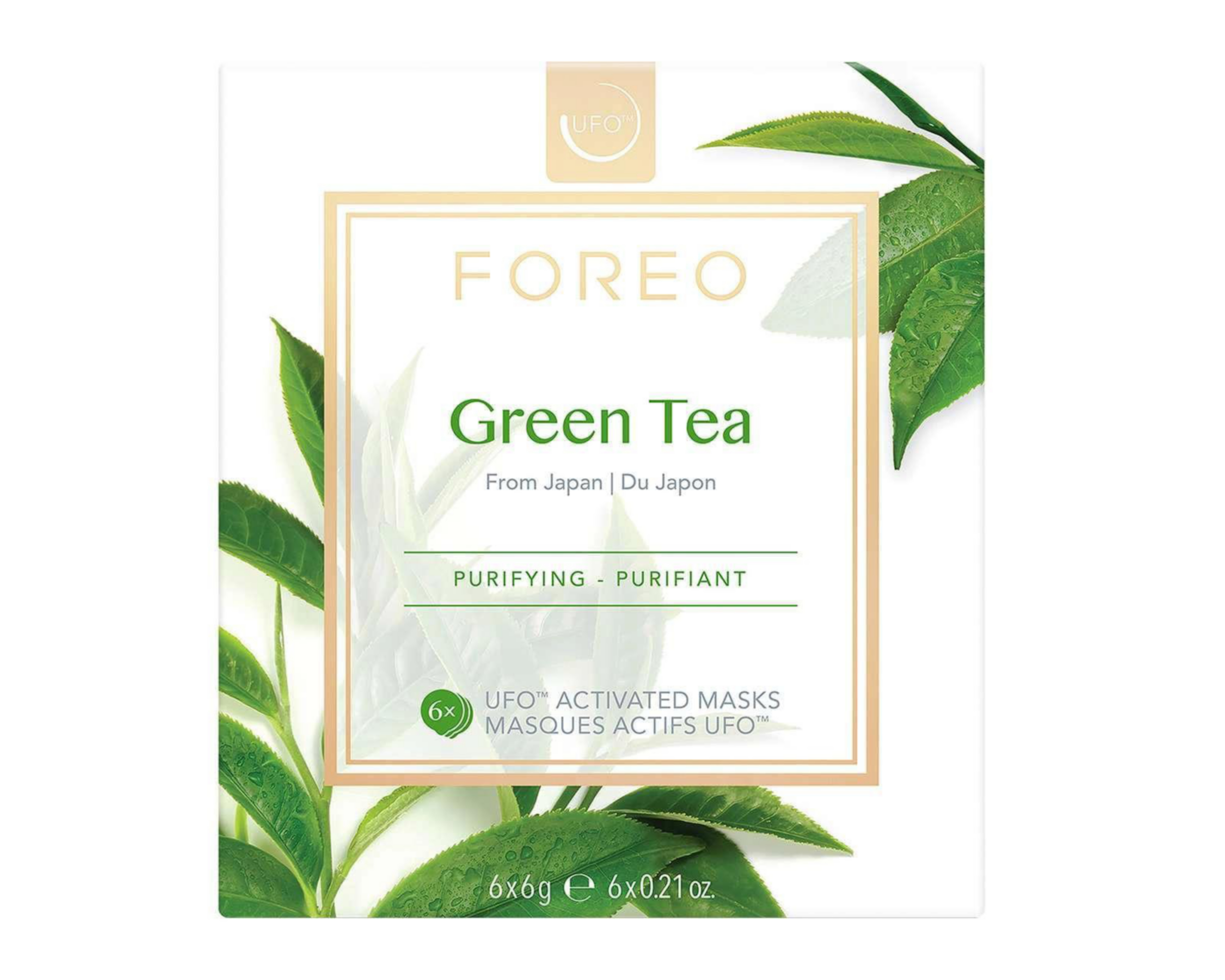 Mascarilla Facial Foreo UFO Green Tea x 6 MIC