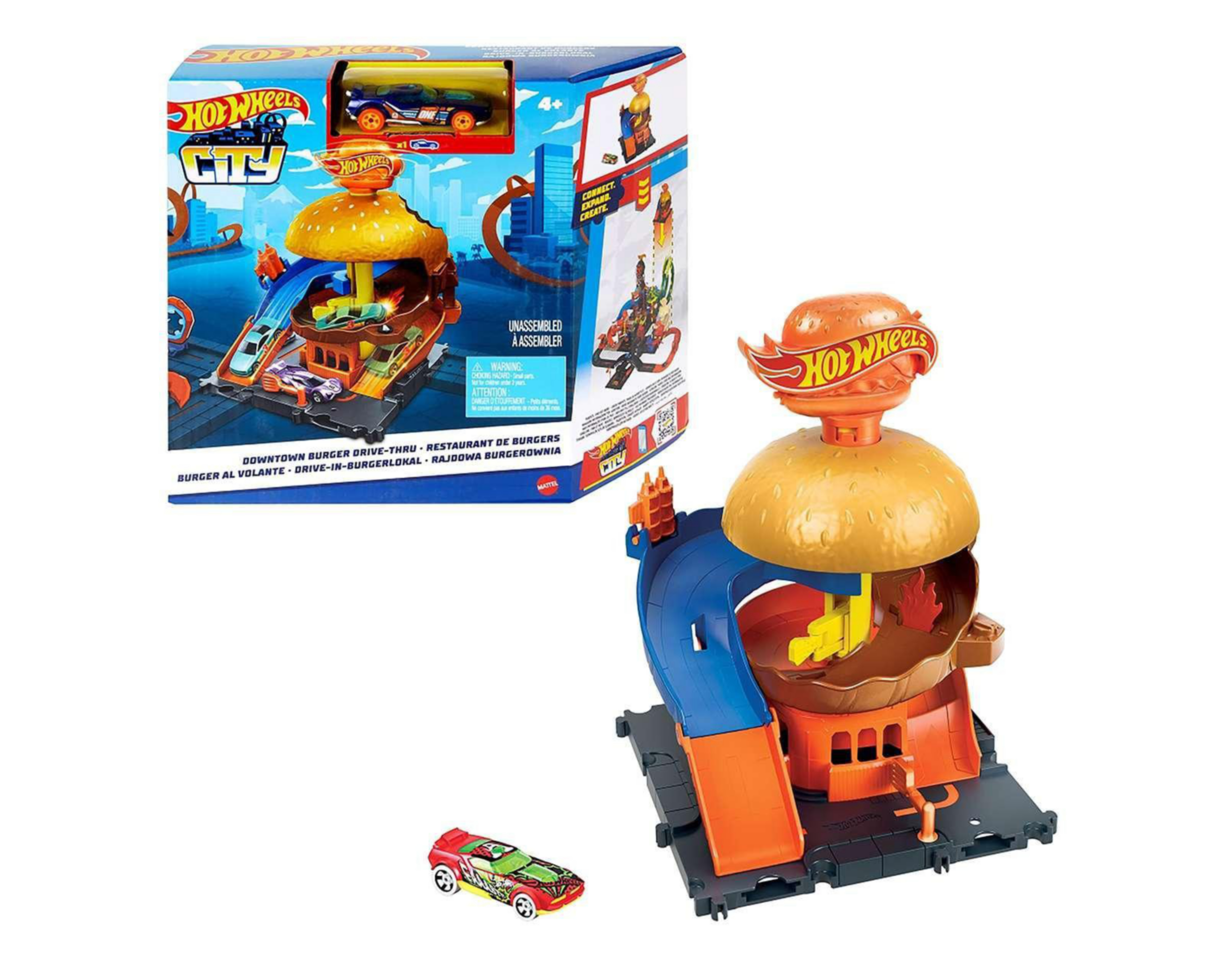 Foto 1 | Tienda de Hamburguesas Hot Wheels