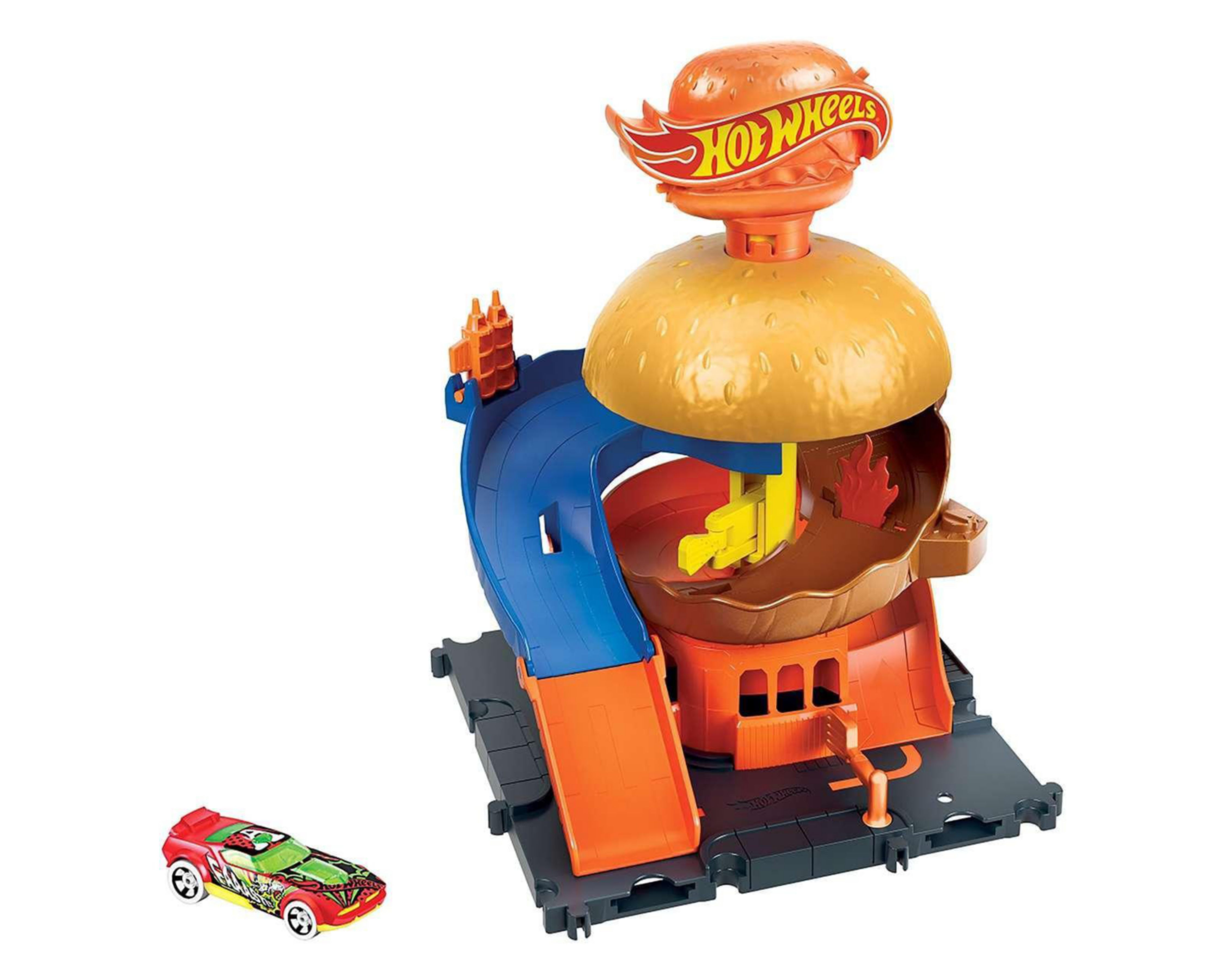 Foto 3 pulgar | Tienda de Hamburguesas Hot Wheels