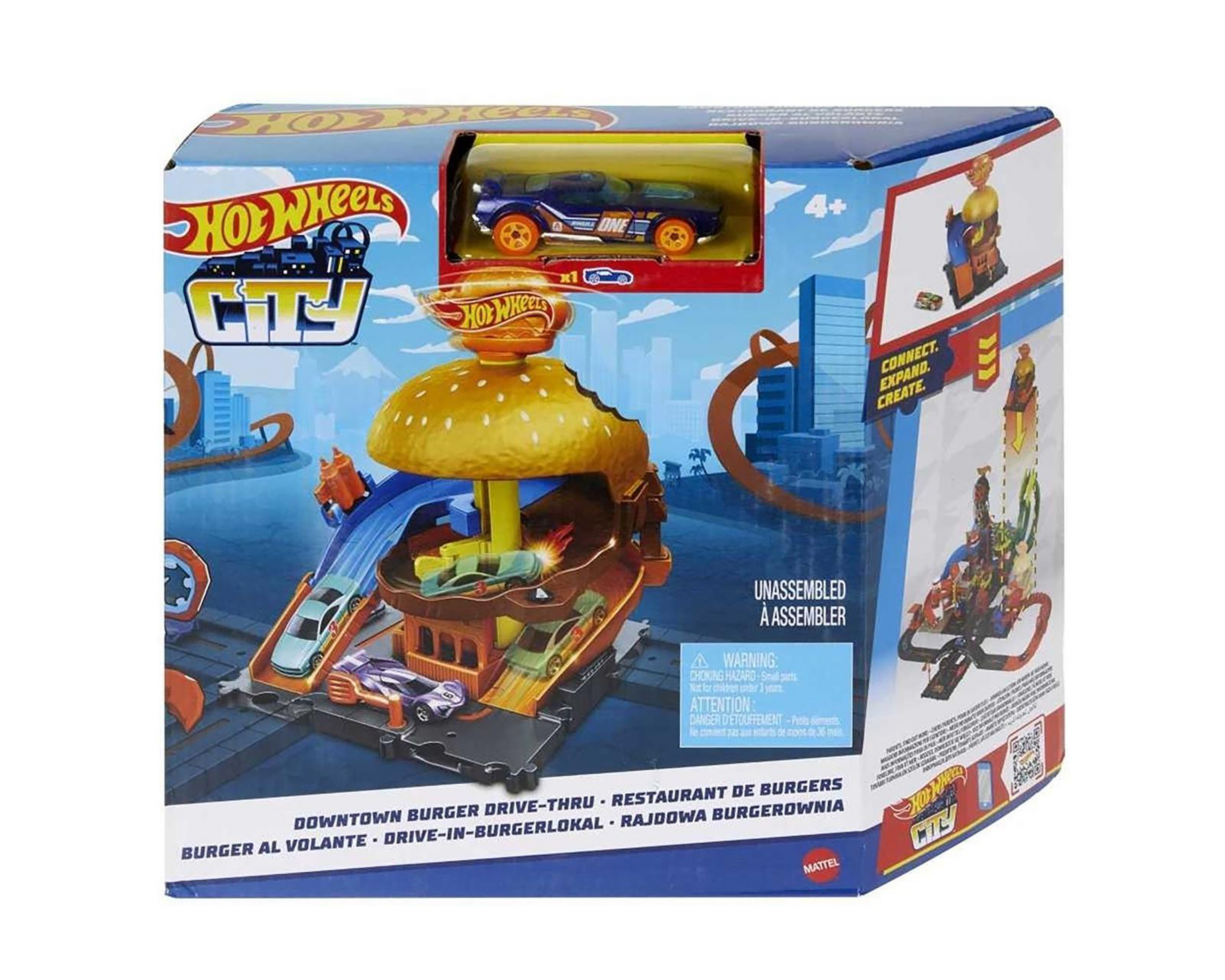 Foto 10 pulgar | Tienda de Hamburguesas Hot Wheels