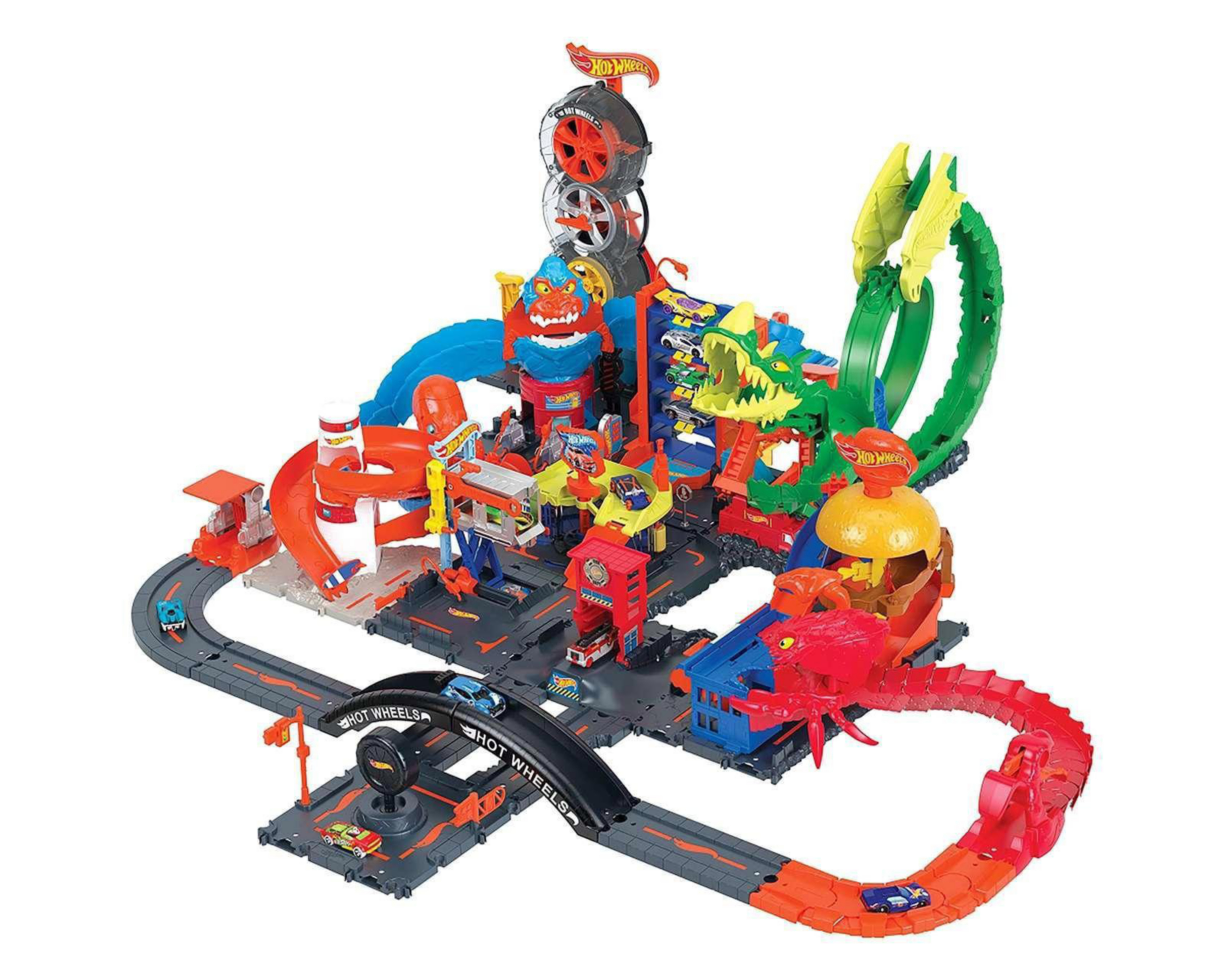 Pista de Carreras Hot Wheels Conjunto de Pistas City Expansion