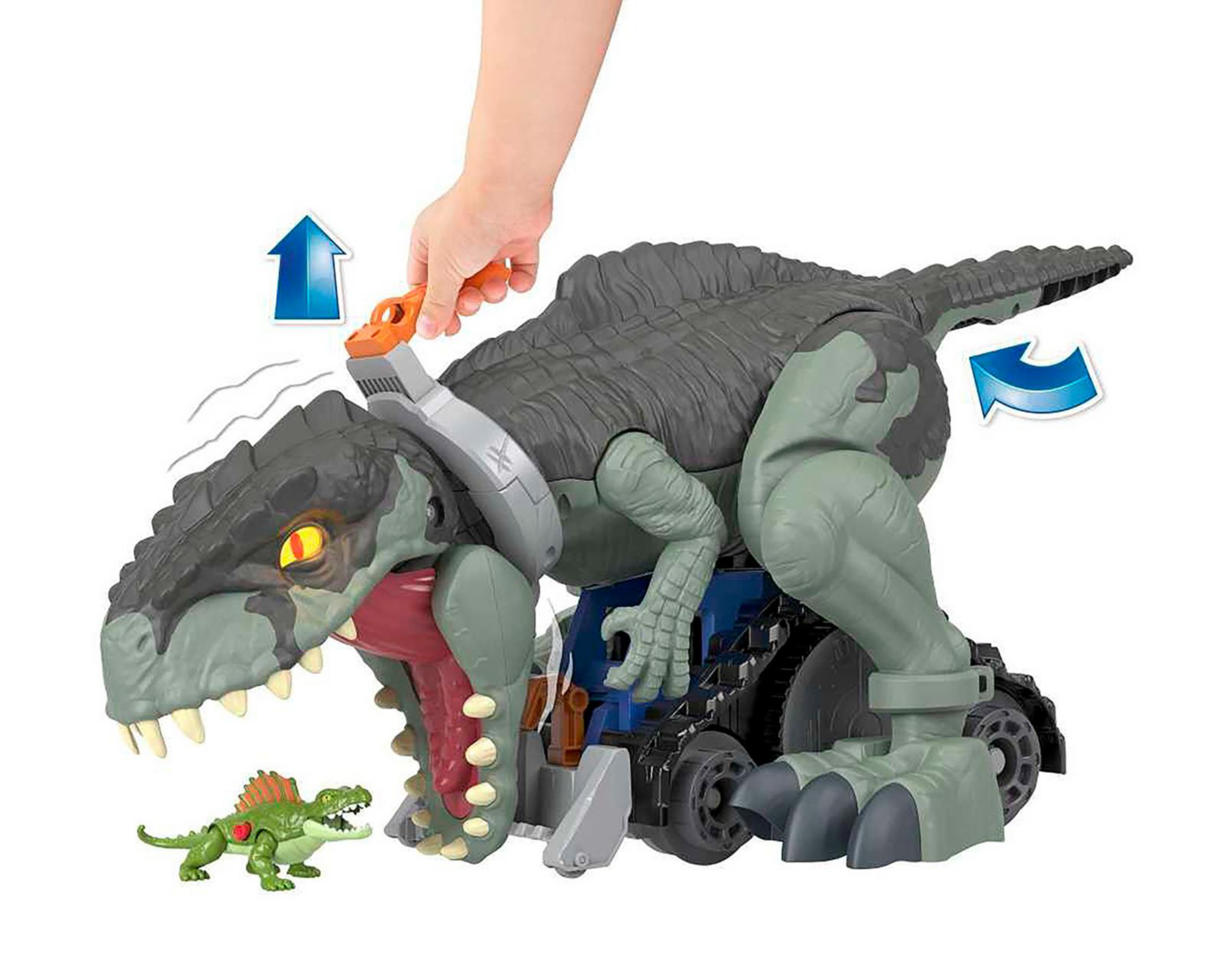 Foto 3 pulgar | Dinosaurio Mega Rugido Imaginext Fisher Price