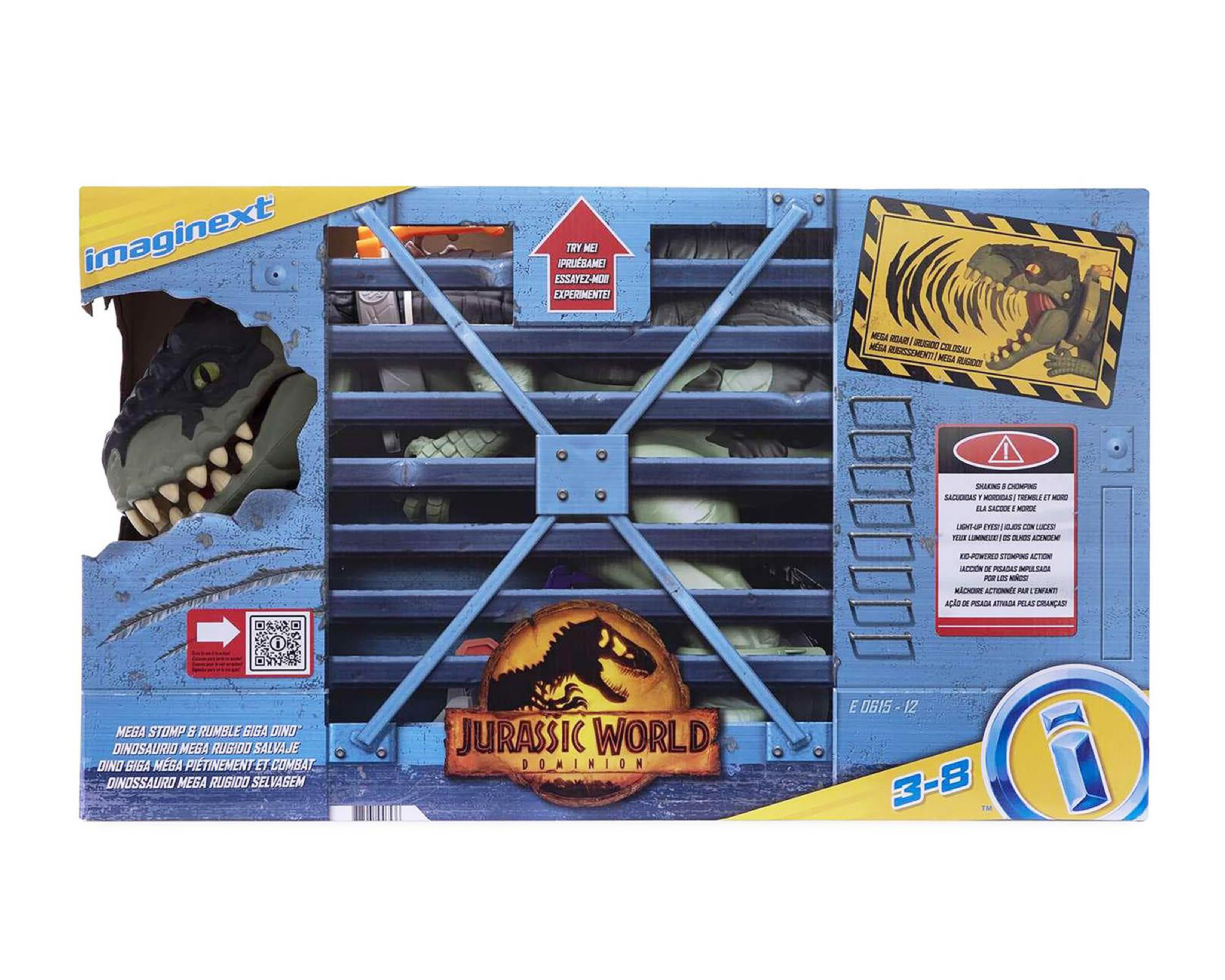 Foto 8 pulgar | Dinosaurio Mega Rugido Imaginext Fisher Price