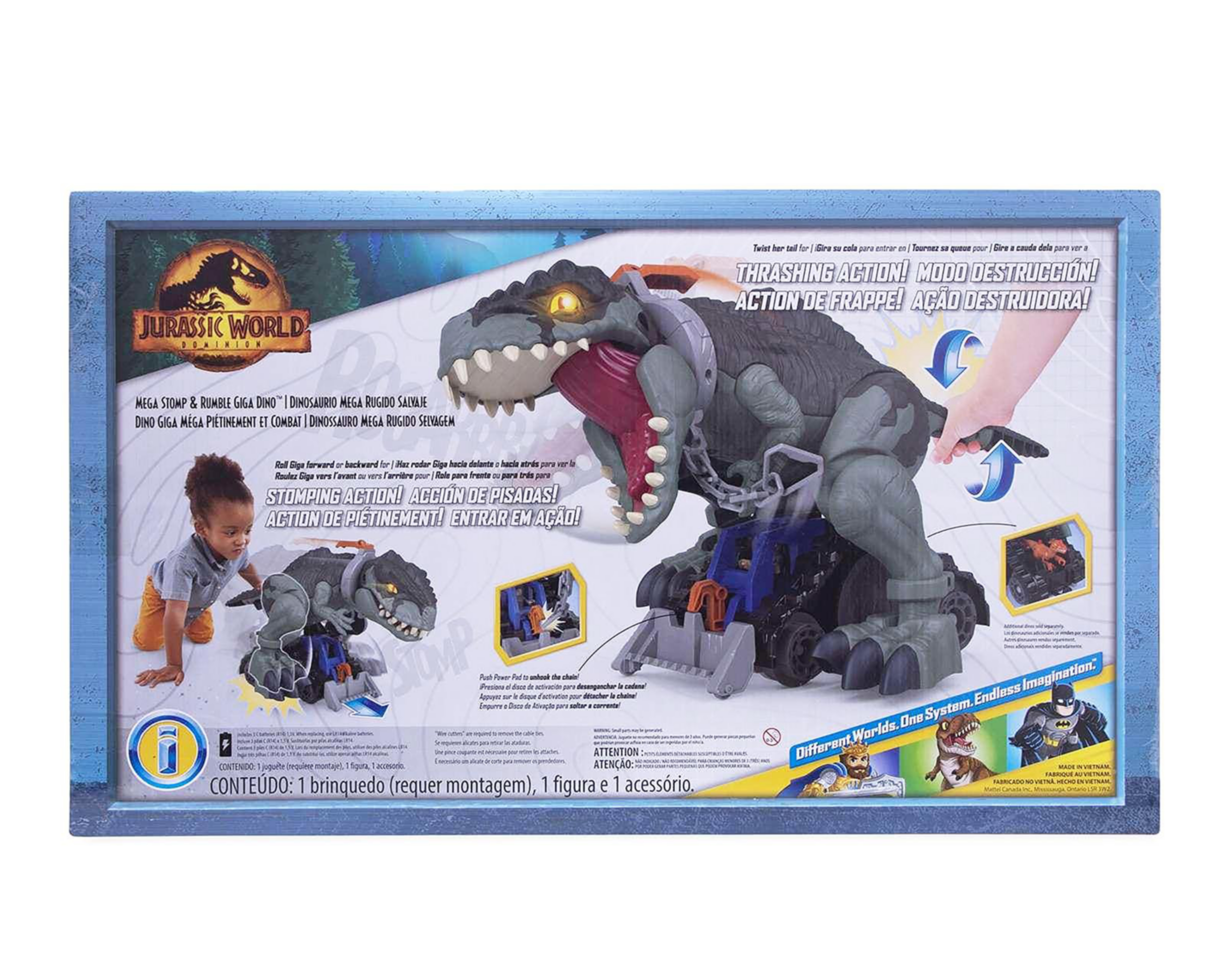 Foto 10 pulgar | Dinosaurio Mega Rugido Imaginext Fisher Price