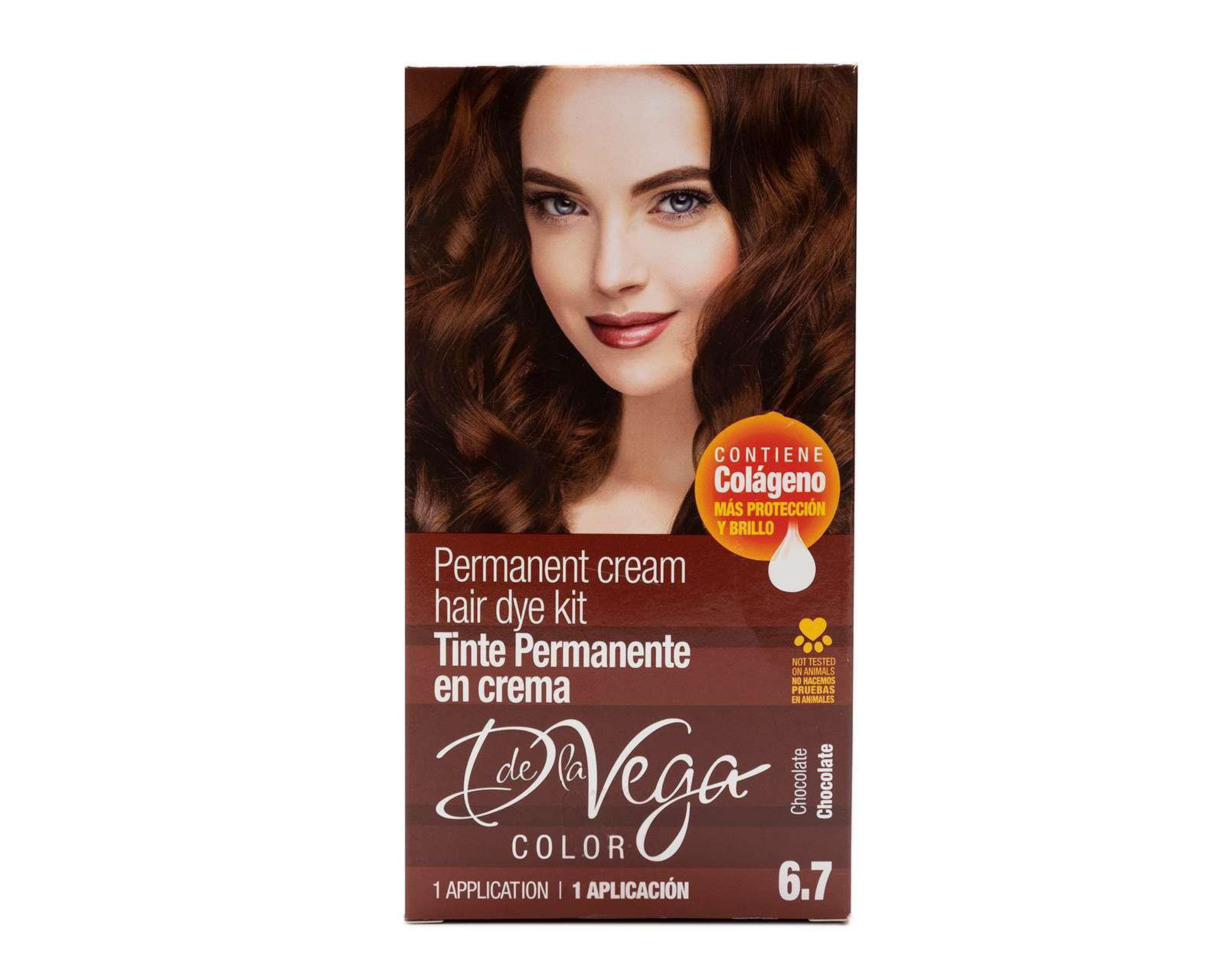 Tinte para Cabello D de la Vega Chocolate $55