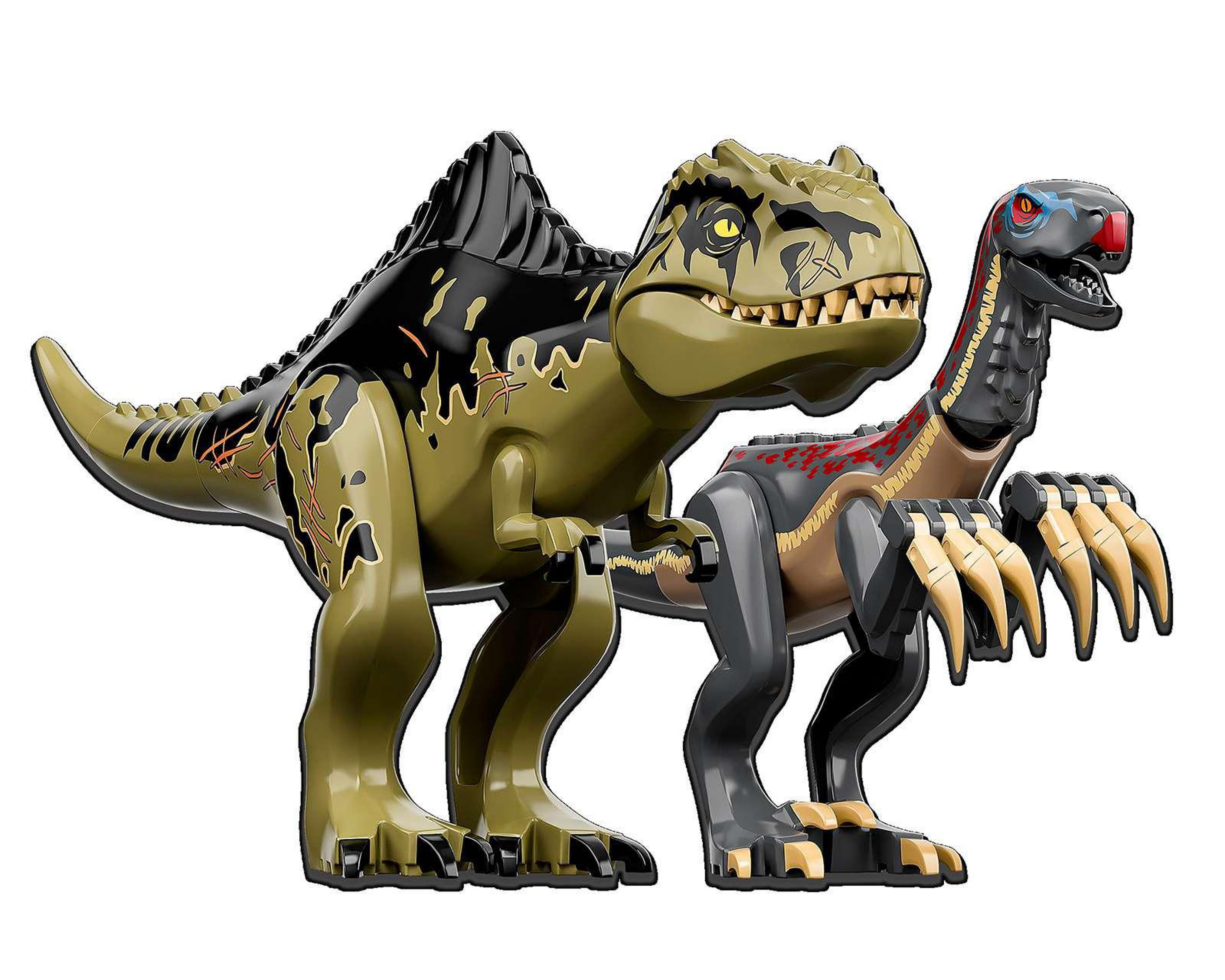 Foto 5 pulgar | LEGO Jurassic World Ataque del Giganotosaurio y el Therizinosaurio