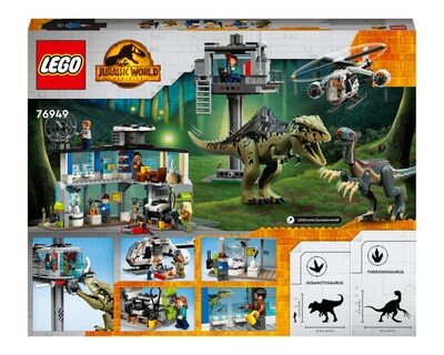 Foto 9 | LEGO Jurassic World Ataque del Giganotosaurio y el Therizinosaurio