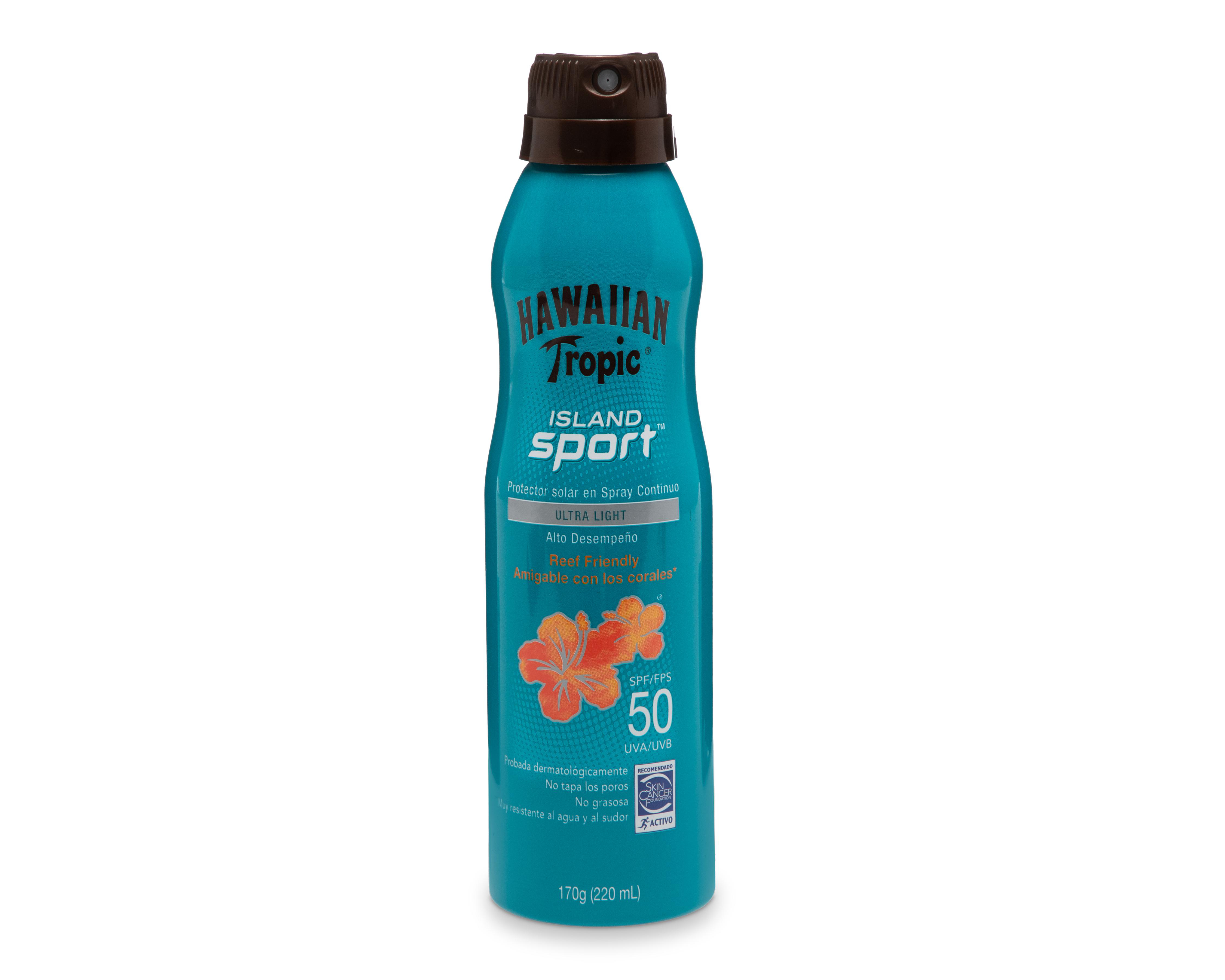 Protector Solar Hawaiian Tropic Island Sport FPS 50+ 170 g $349