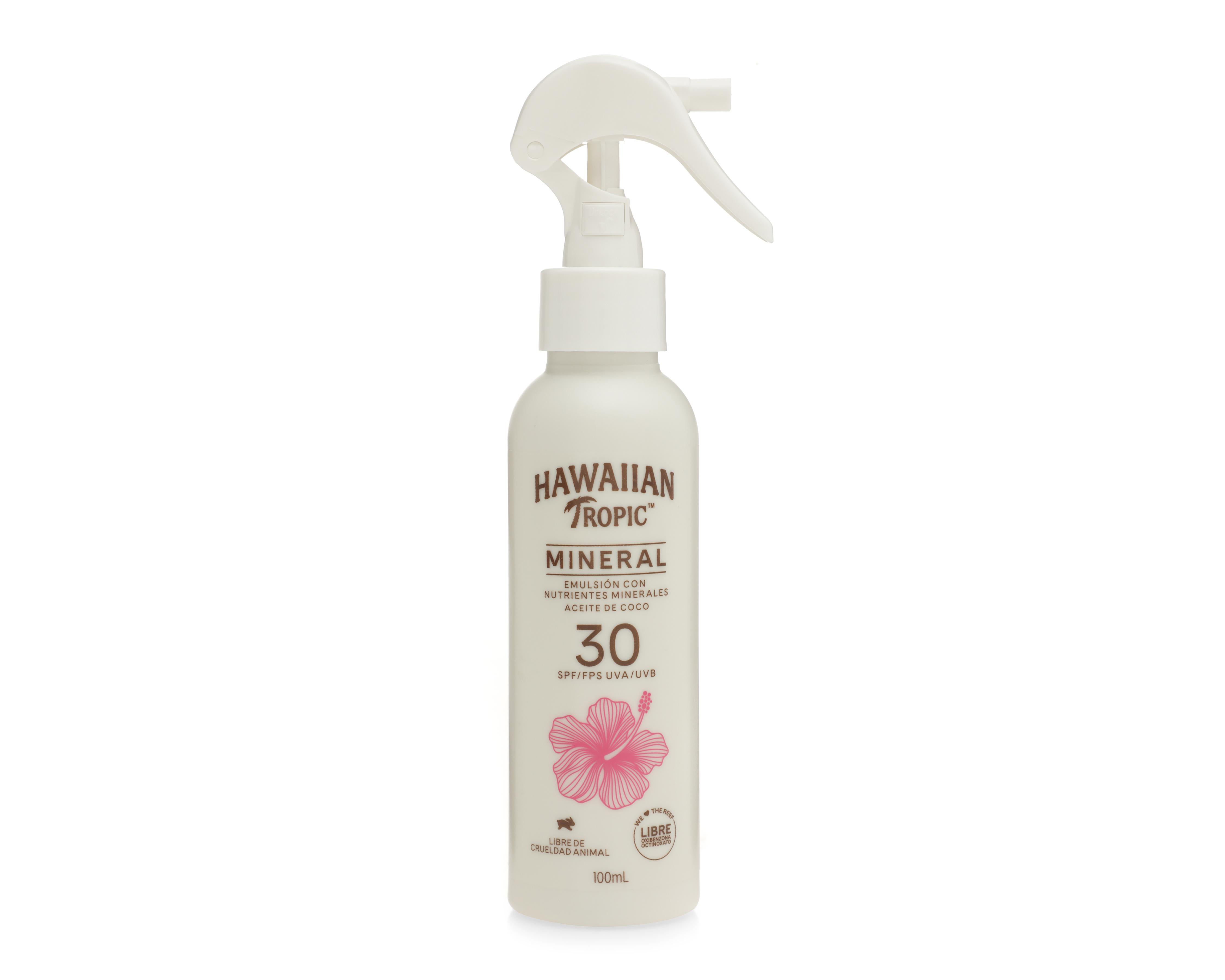 Protector Solar Hawaiian Tropic Mineral FPS 30+ 100 ml $379