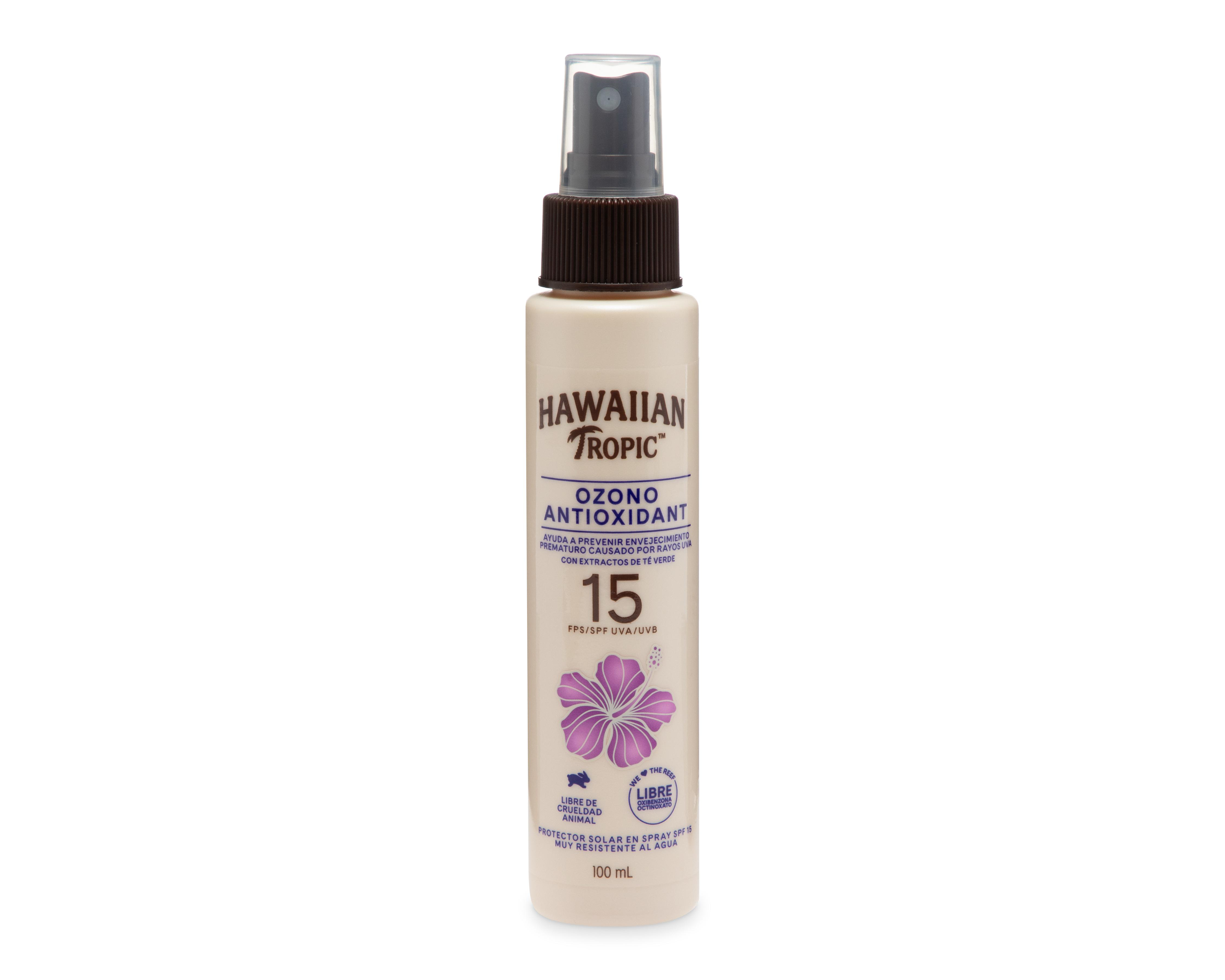 Foto 1 | Protector Solar Hawaiian Tropic Ozono Antioxidant FPS 15+ 100 ml