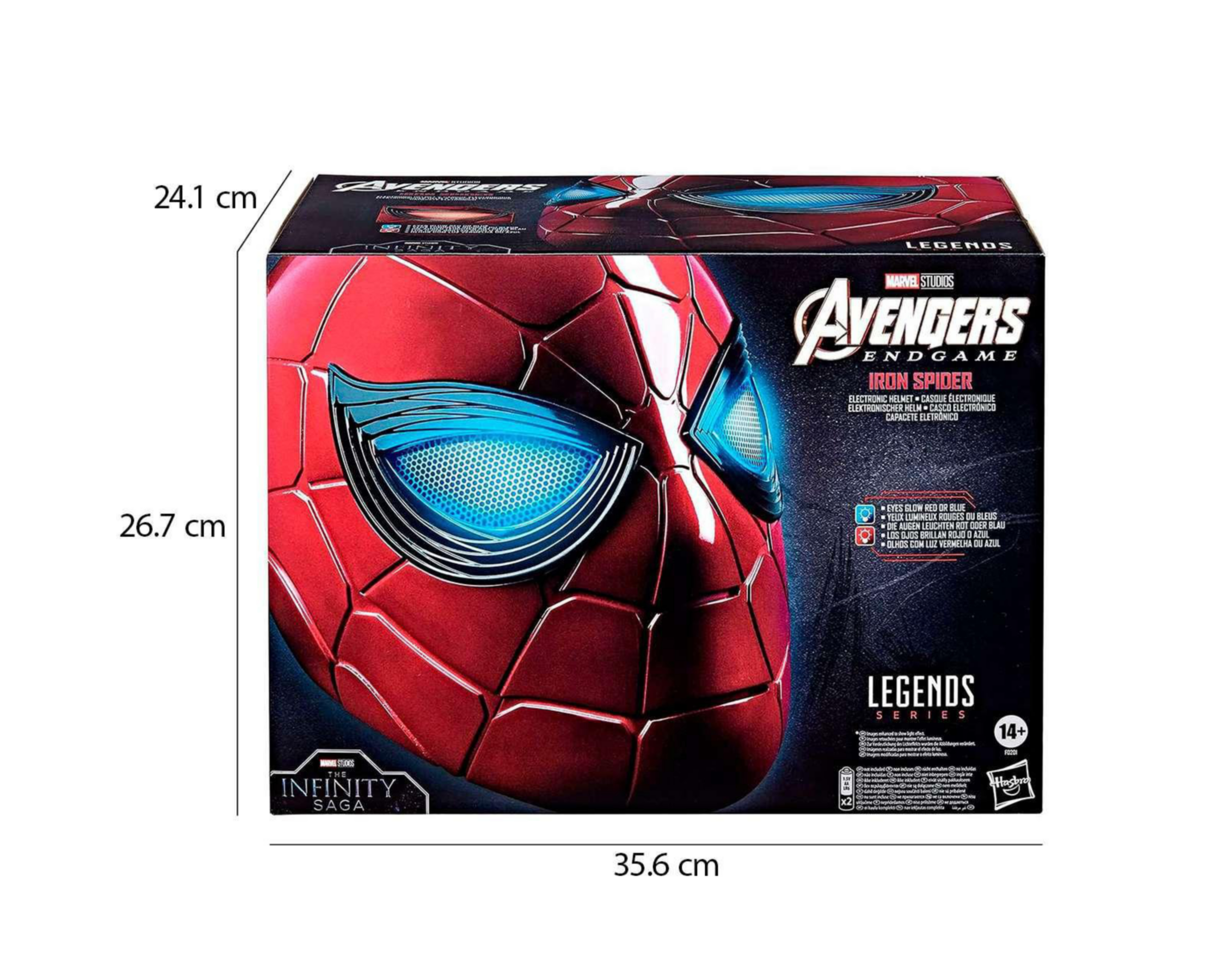 Foto 5 pulgar | Casco Electrónico Marvel Avengers Iron Spider