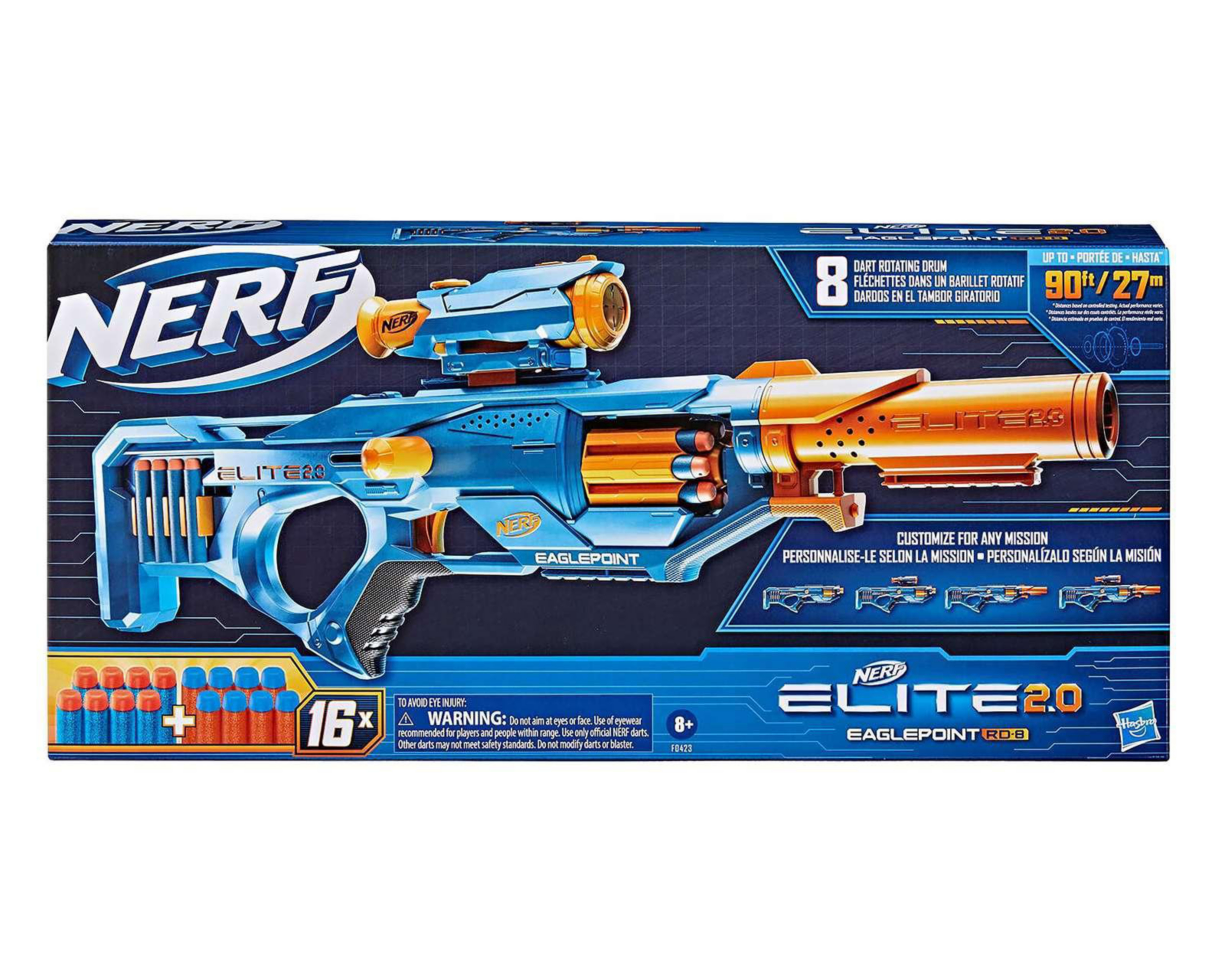 Foto 2 | Lanzadardos Nerf Elite