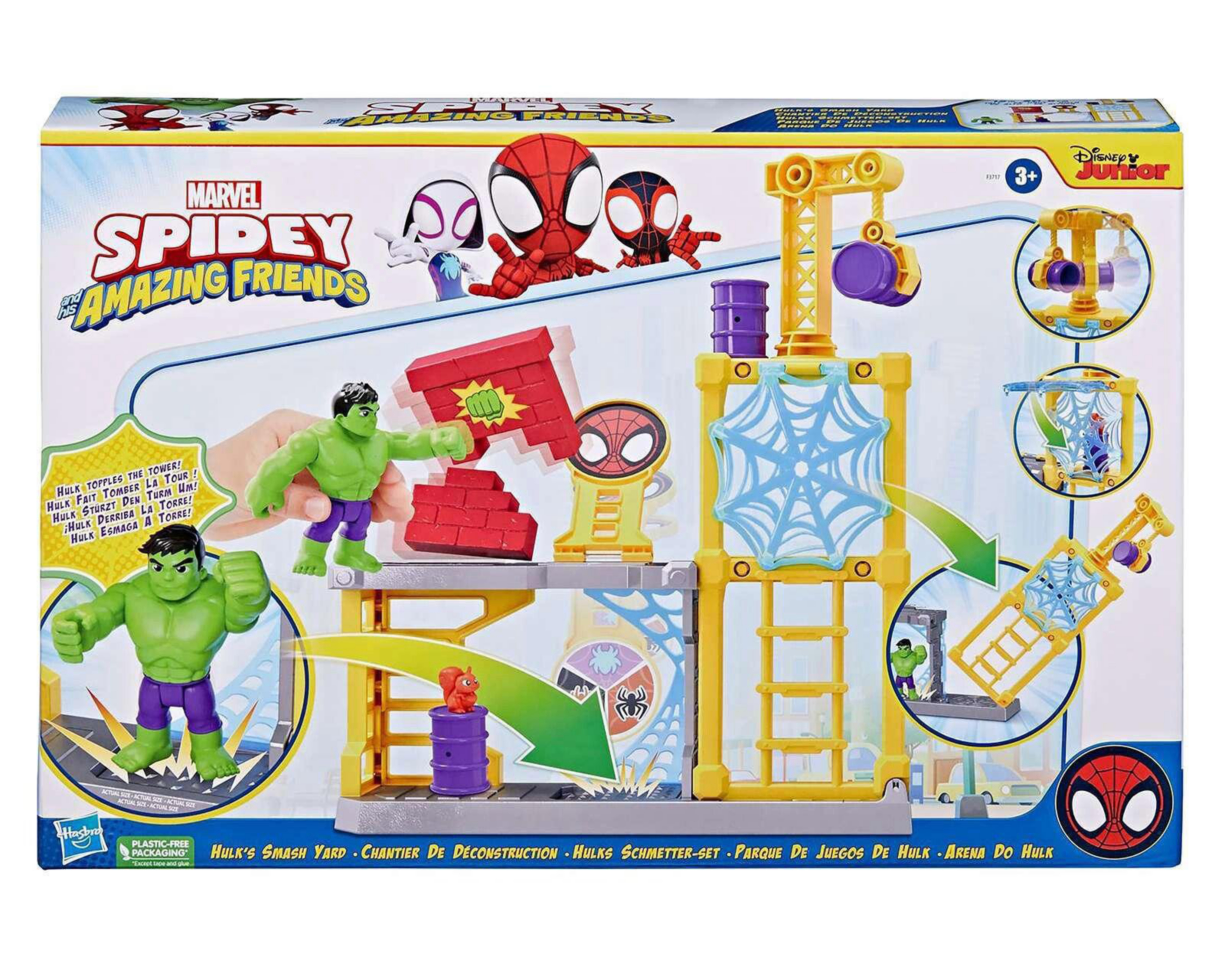Foto 3 pulgar | Parque de Juegos de Hulk Spidey and His Amazing Friends Marvel