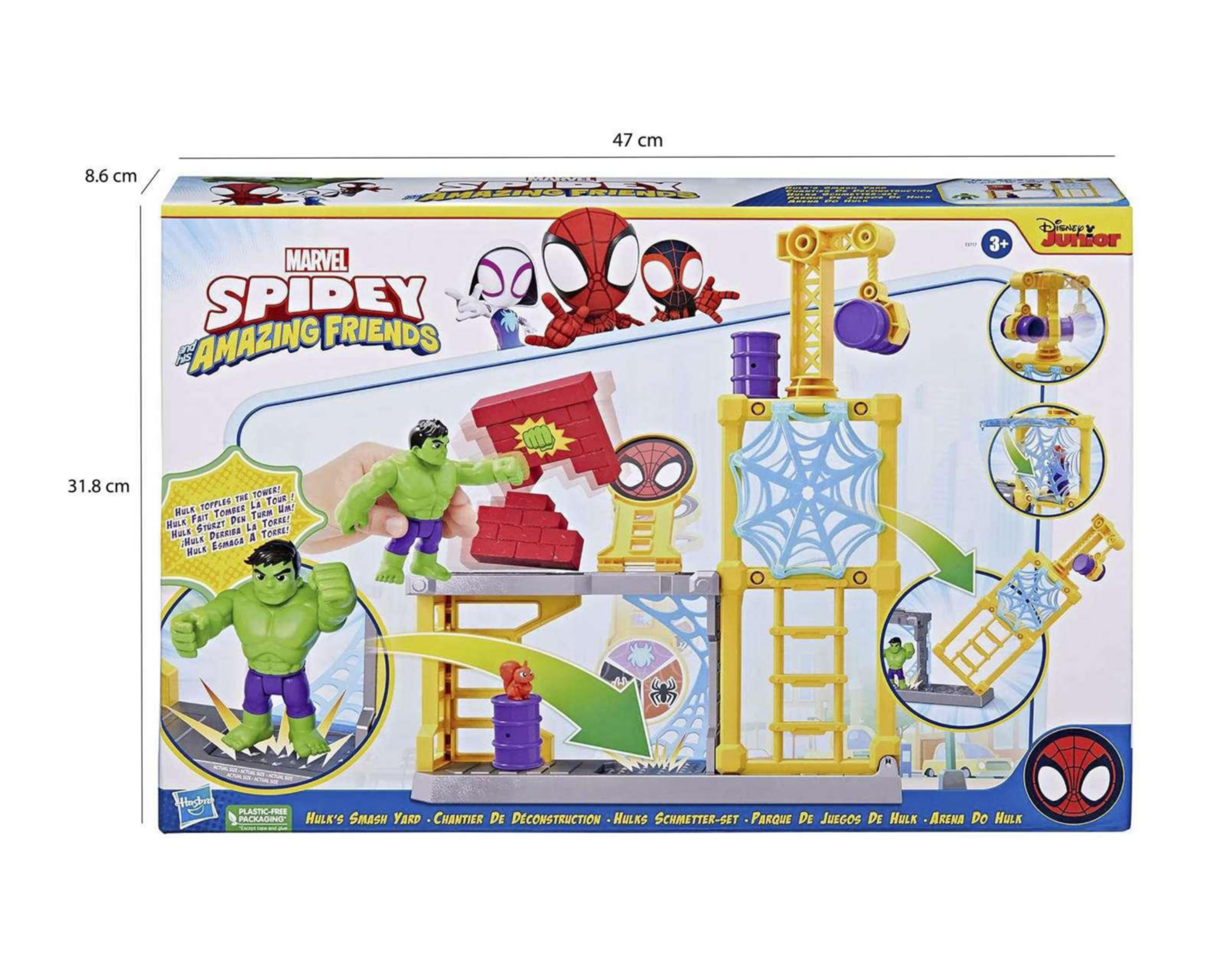 Foto 4 | Parque de Juegos de Hulk Spidey and His Amazing Friends Marvel