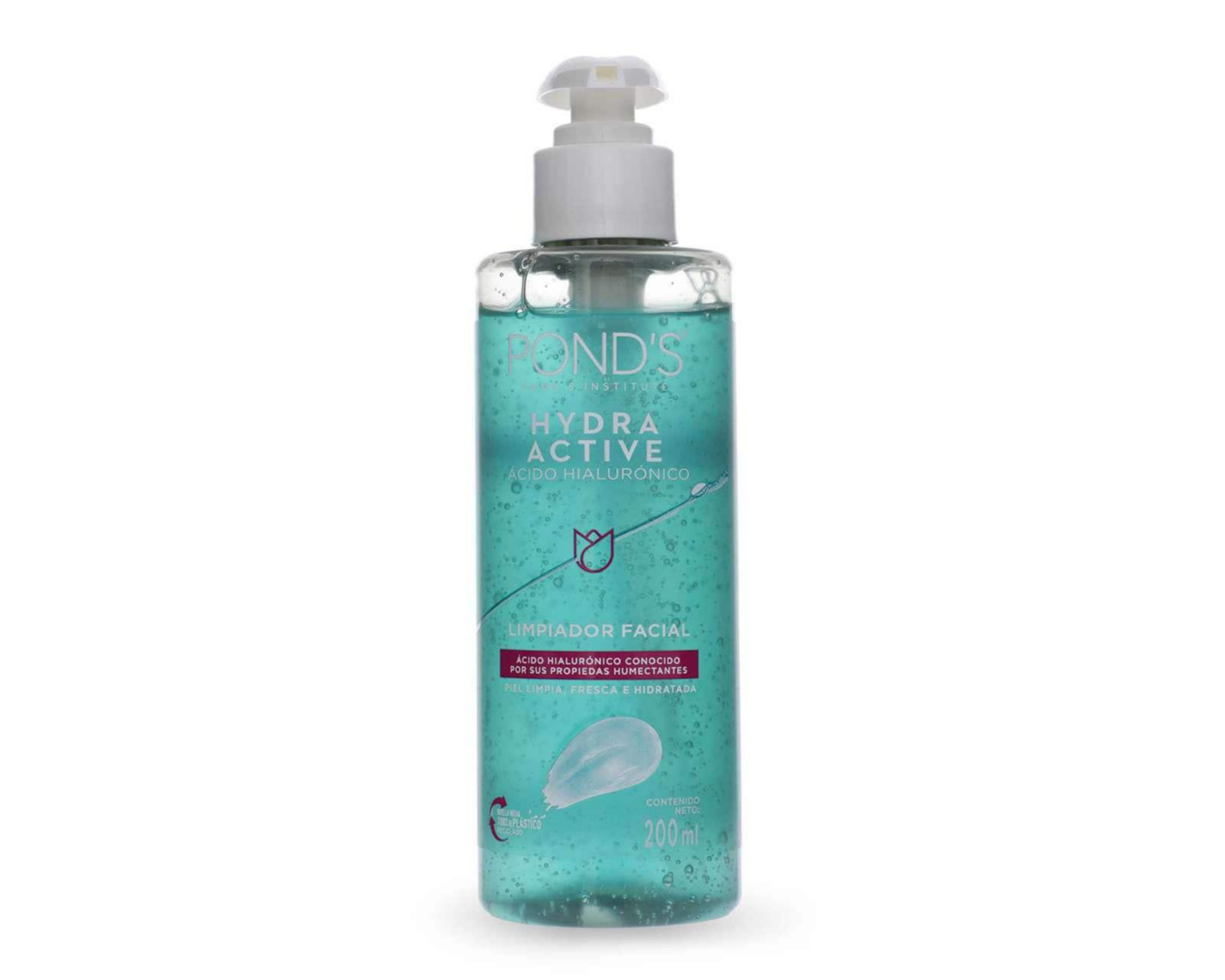 Loción Limpiadora Pond's con Ácido Hialurónico 200 ml