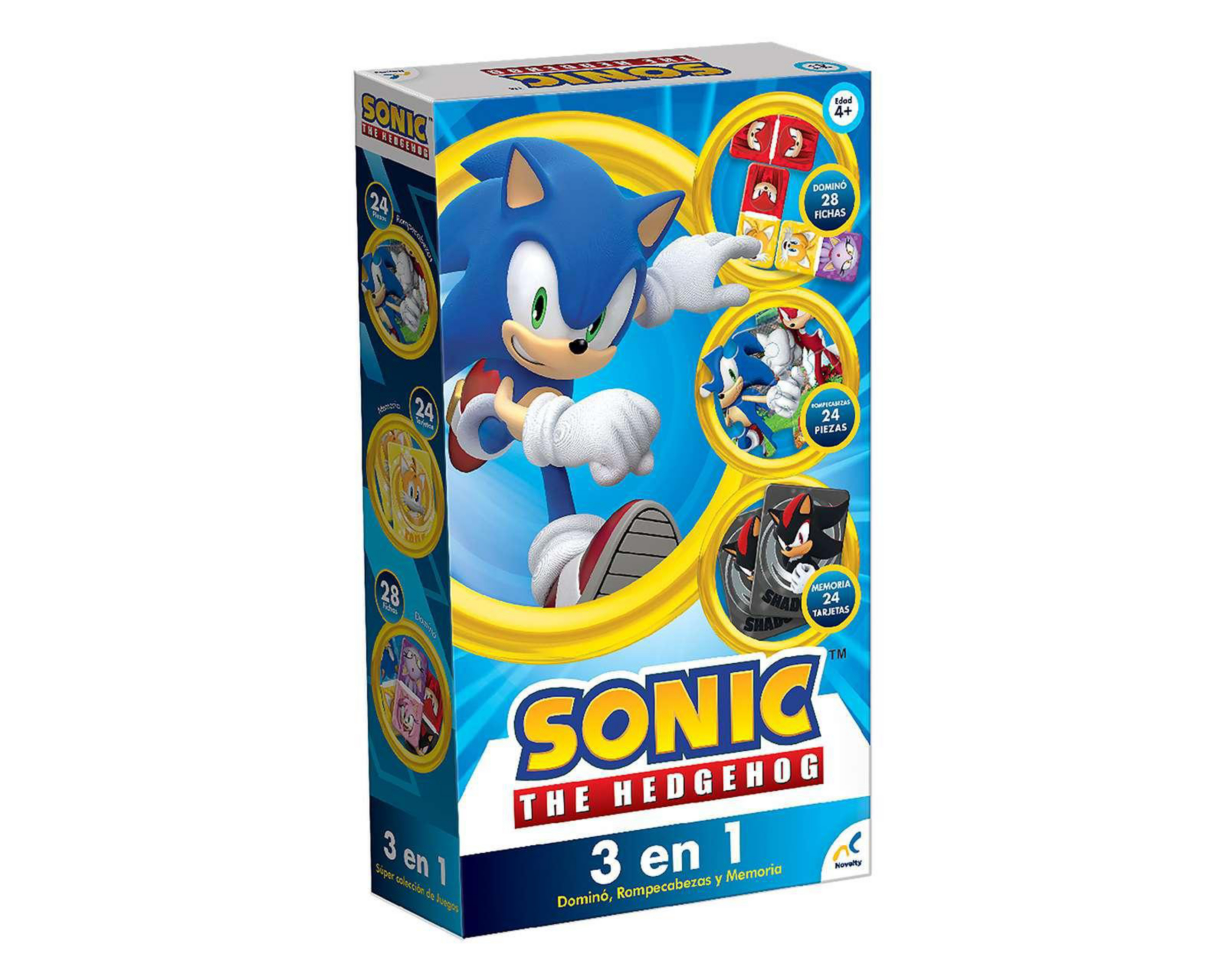 Foto 3 pulgar | Juego de Mesa The Hedgehog 3 en 1 Sonic