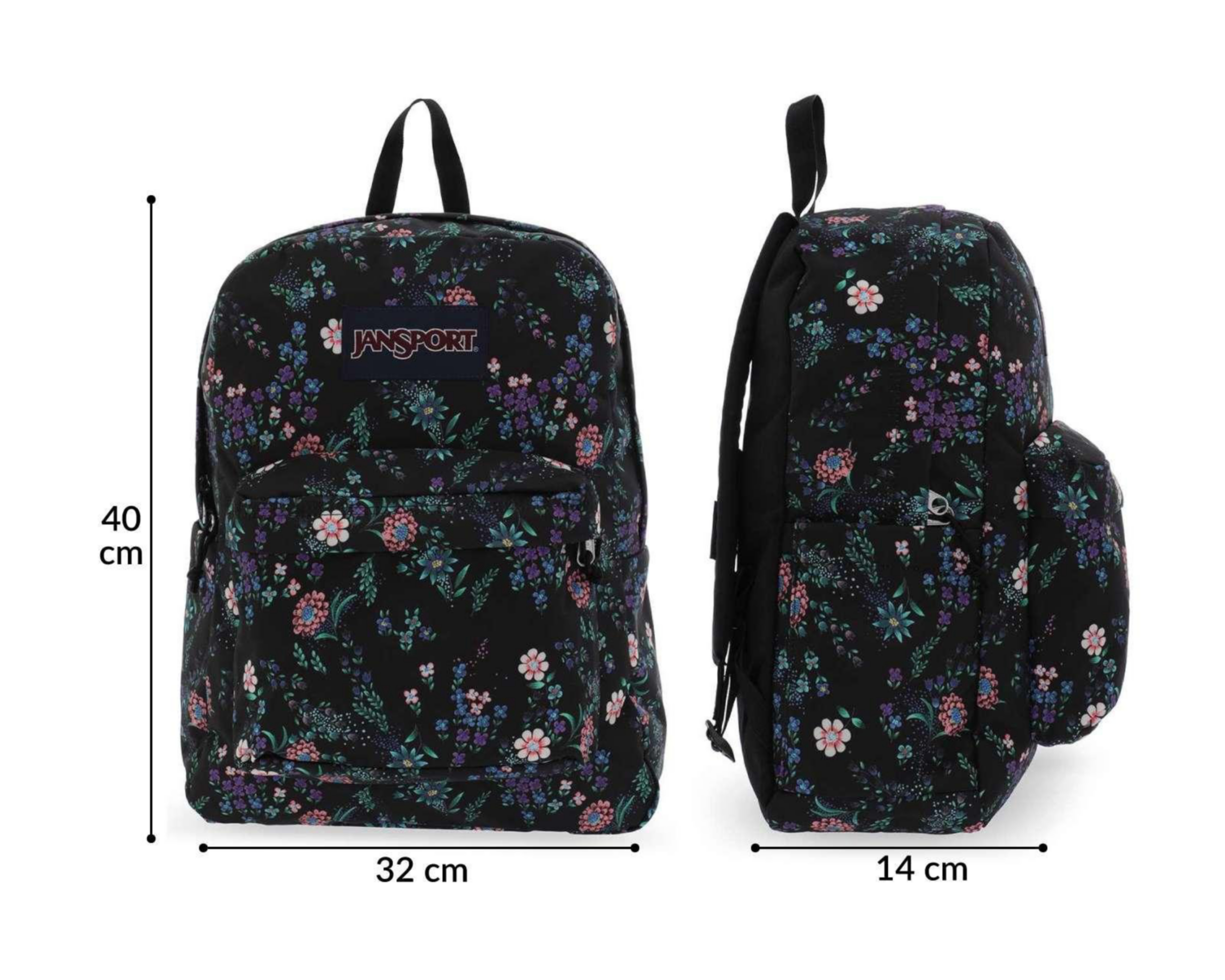 Foto 6 pulgar | Mochila Jansport Negra