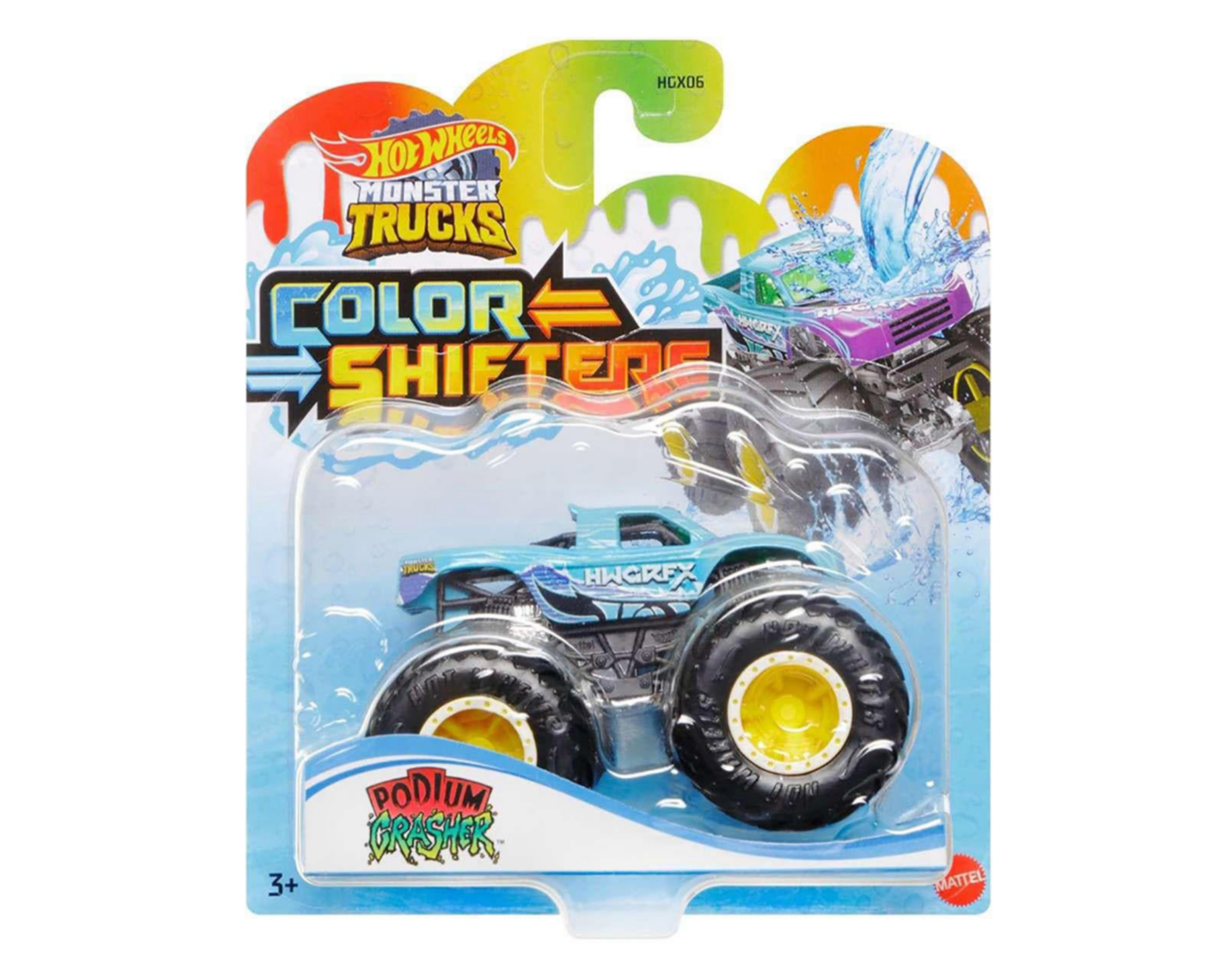 Foto 2 pulgar | Monster Trucks Hot Wheels Color Shifters