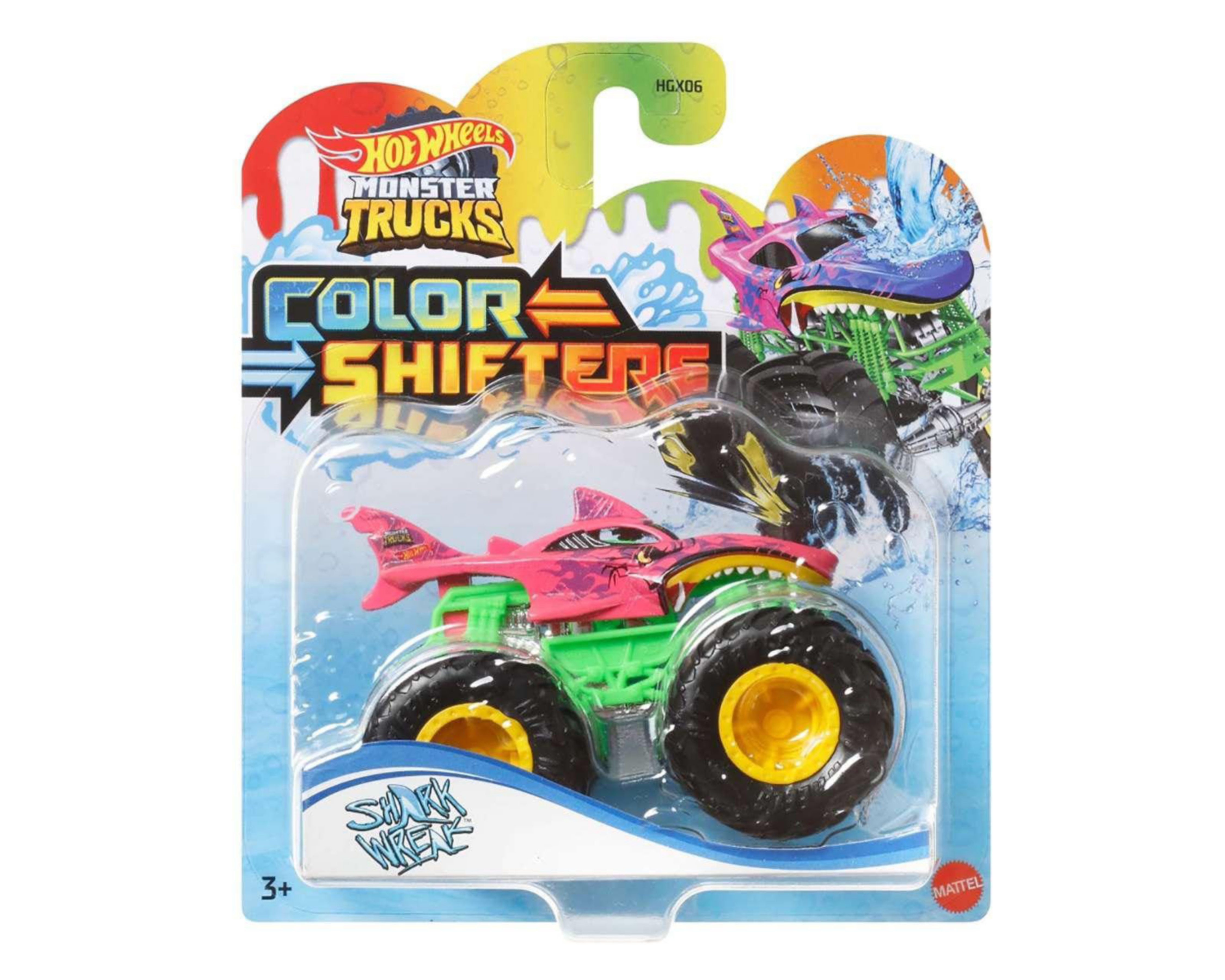 Foto 4 pulgar | Monster Trucks Hot Wheels Color Shifters