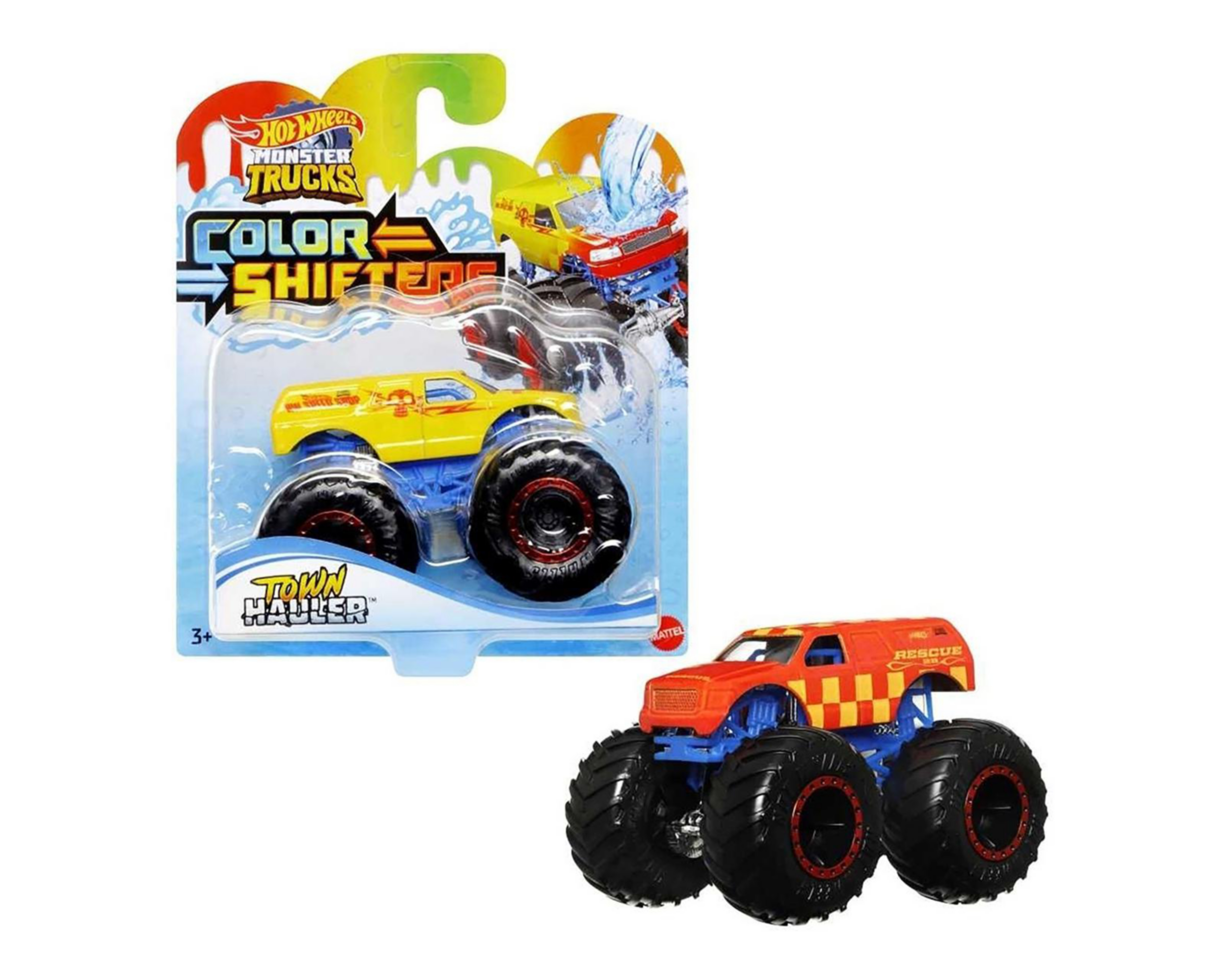 Foto 7 pulgar | Monster Trucks Hot Wheels Color Shifters