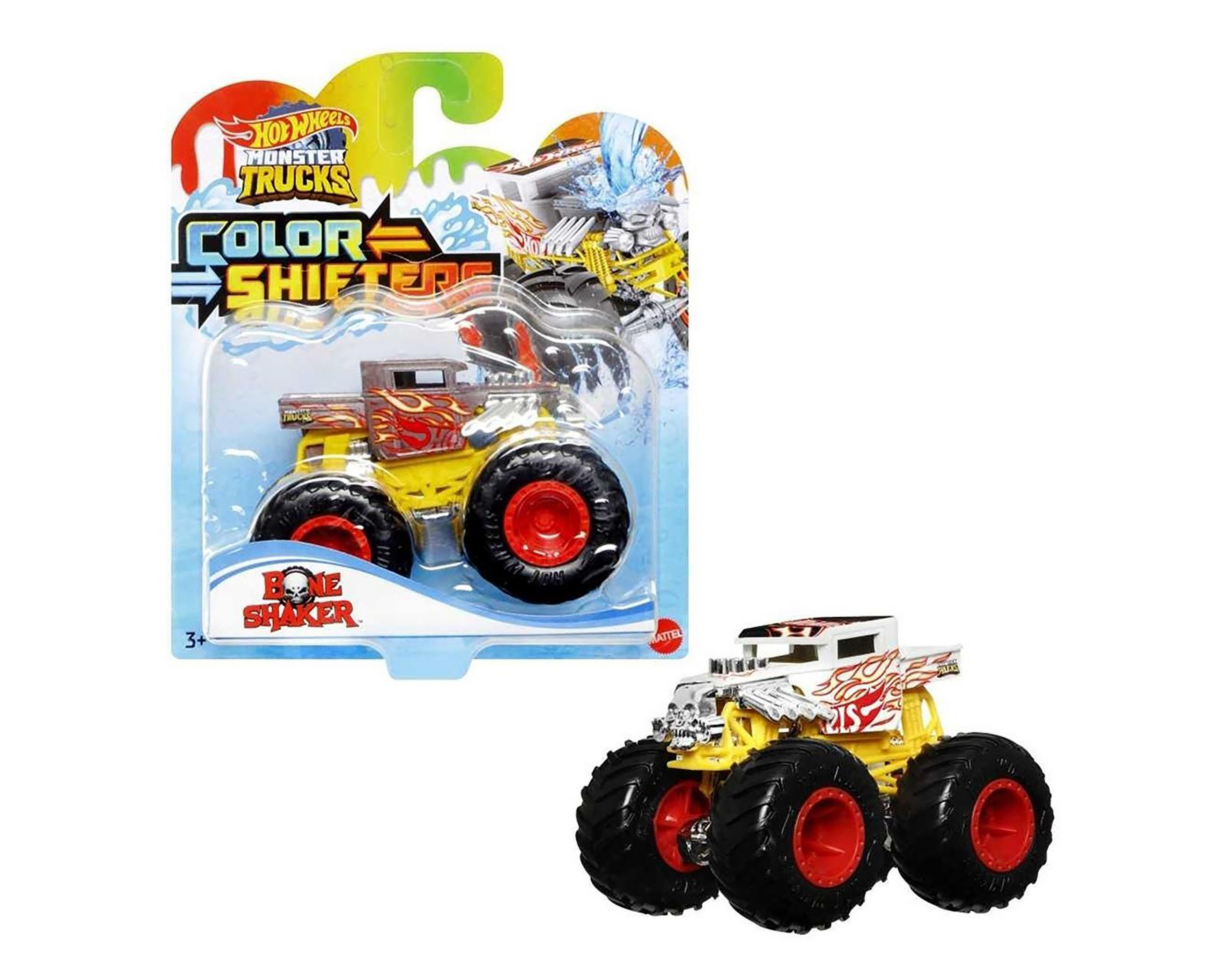 Foto 9 pulgar | Monster Trucks Hot Wheels Color Shifters