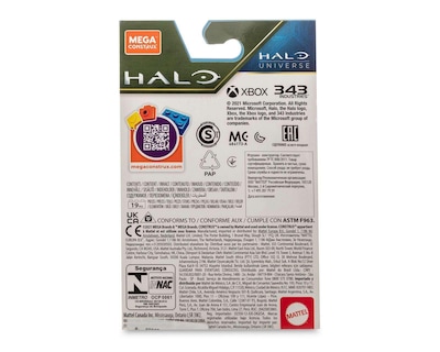 Foto 2 | Figura de Acción Mega Construx Halo 1 Pieza al Azar