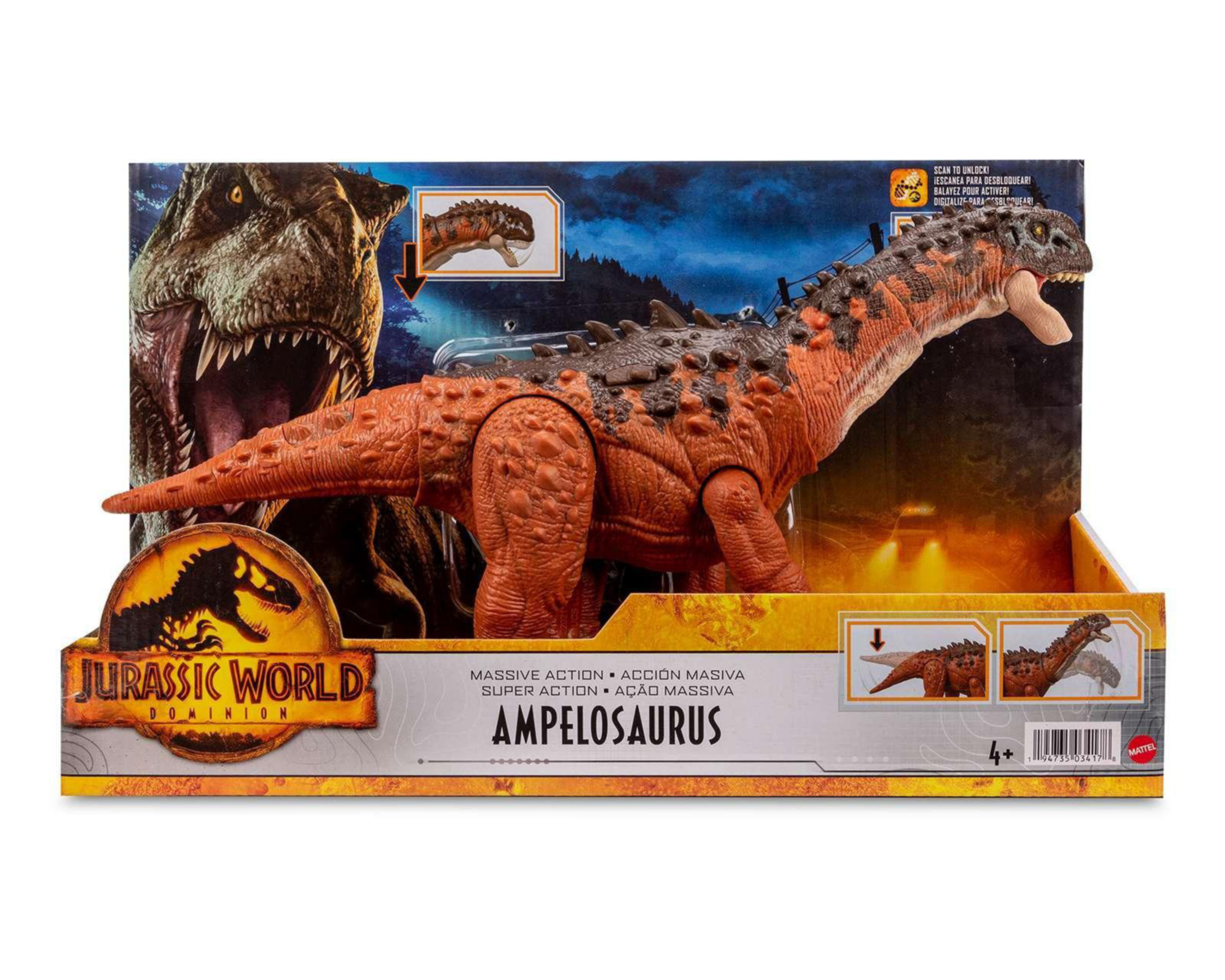 Foto 2 pulgar | Jurassic World Ampelosaurus