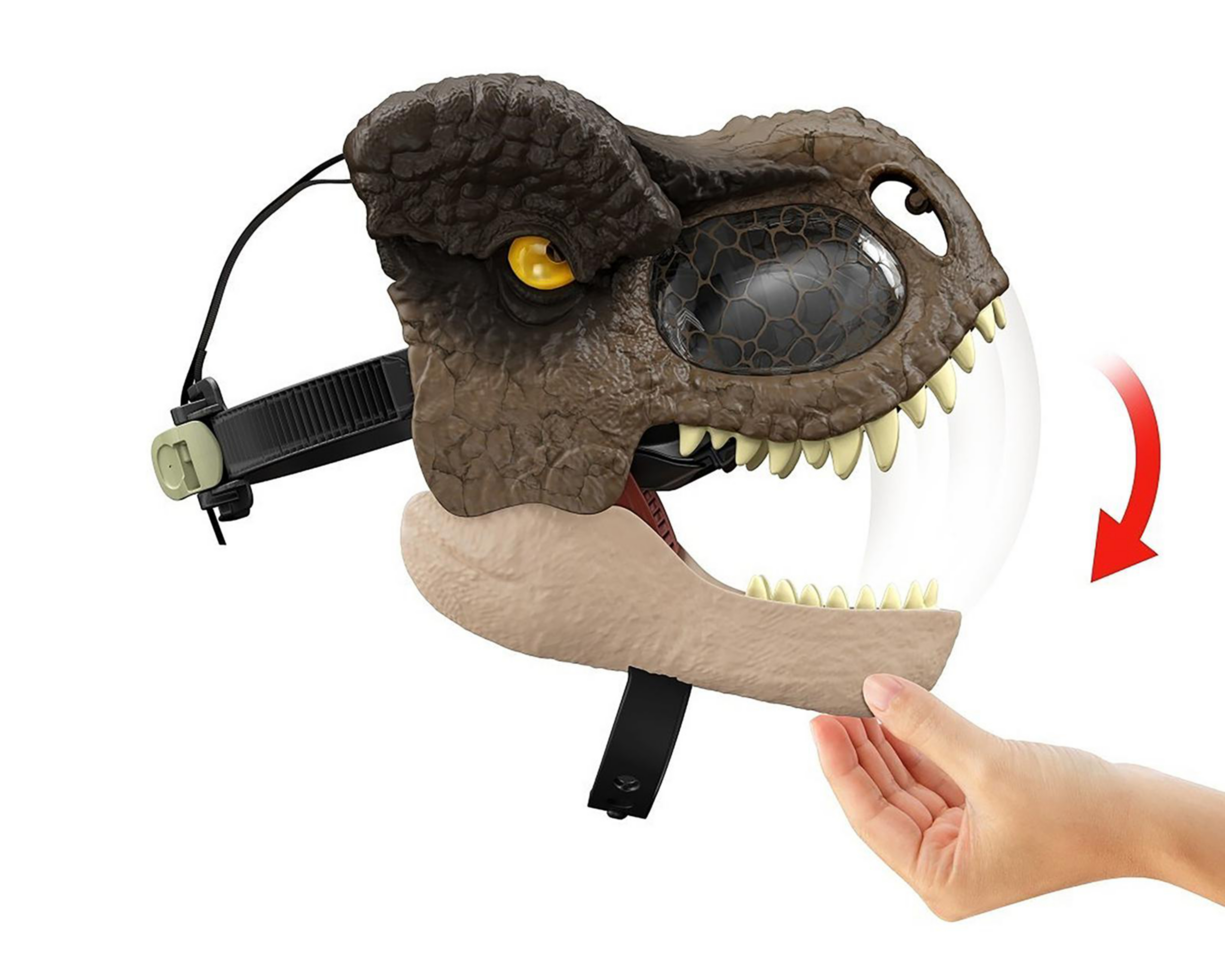 Foto 4 pulgar | Máscara Jurassic World Tyrannosaurus Rex