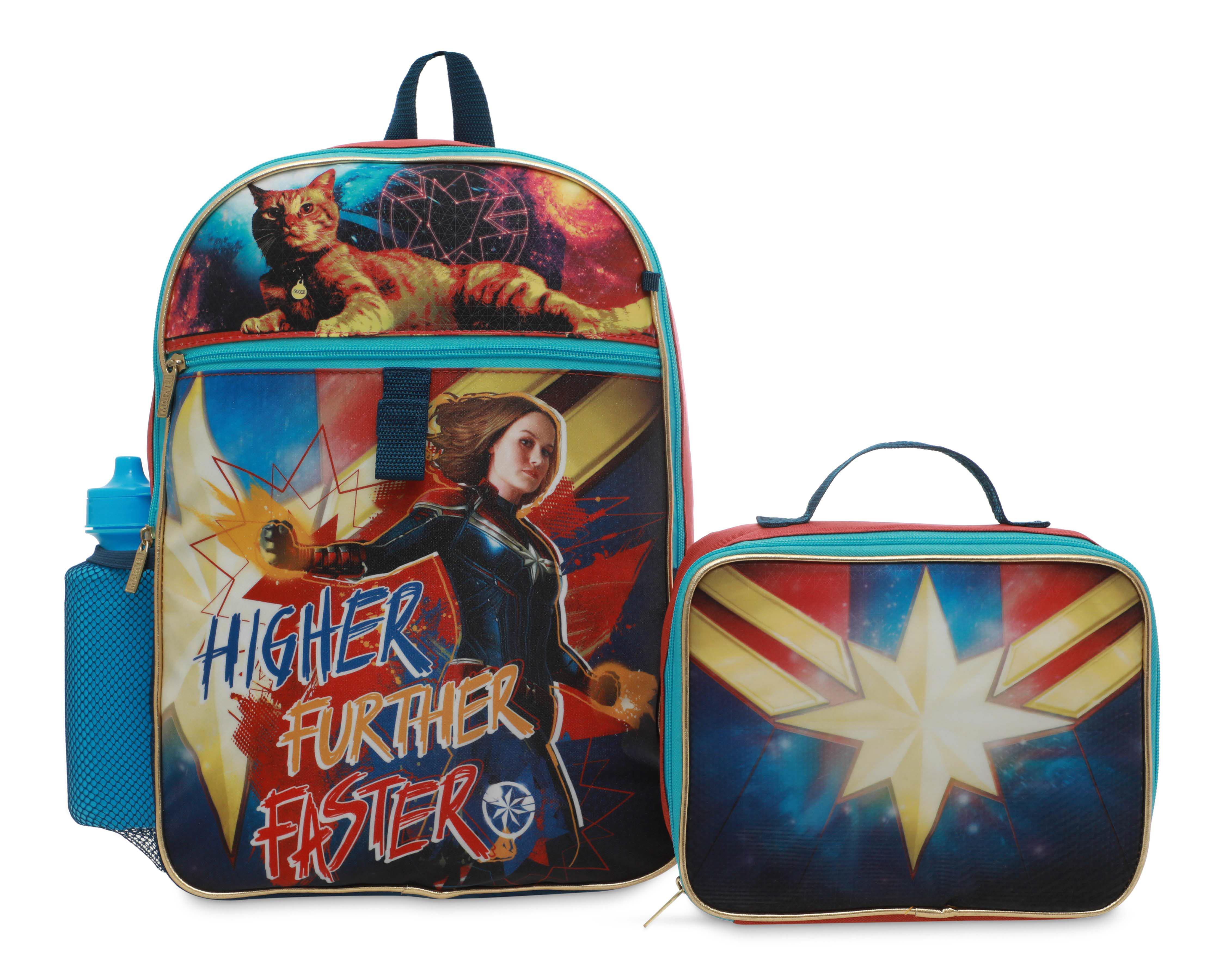 Foto 2 pulgar | Mochila Marvel Azul