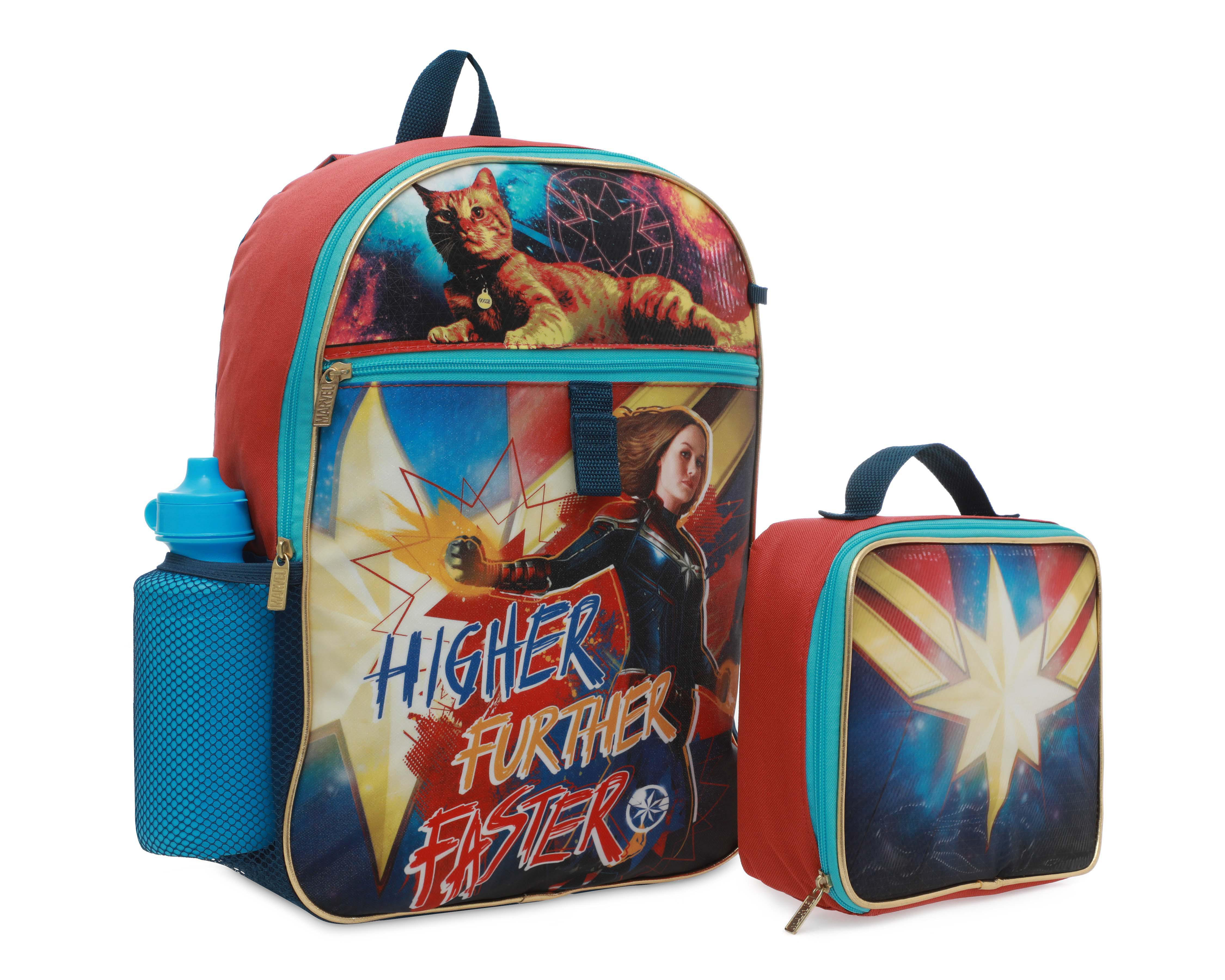 Foto 3 pulgar | Mochila Marvel Azul