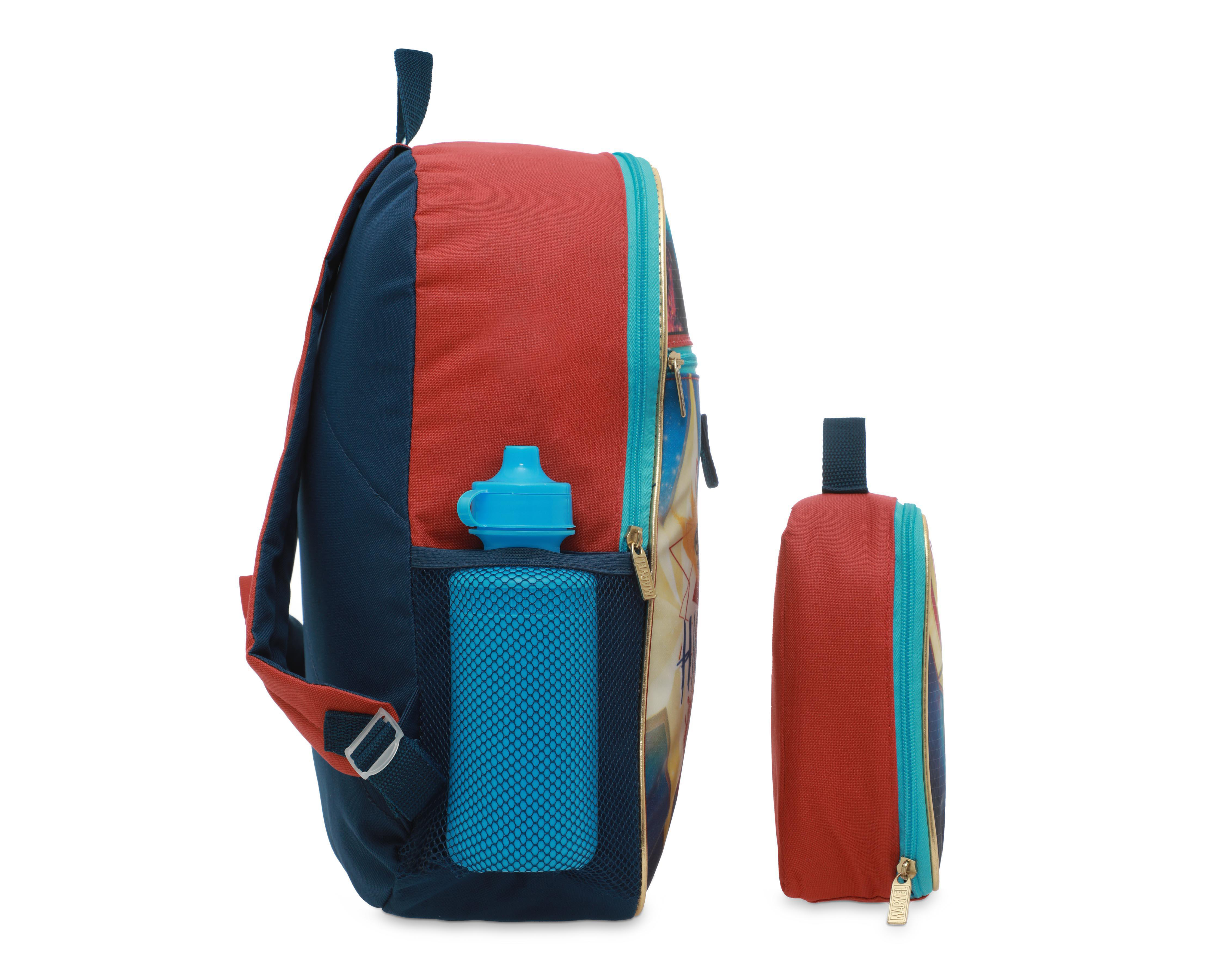Foto 4 pulgar | Mochila Marvel Azul