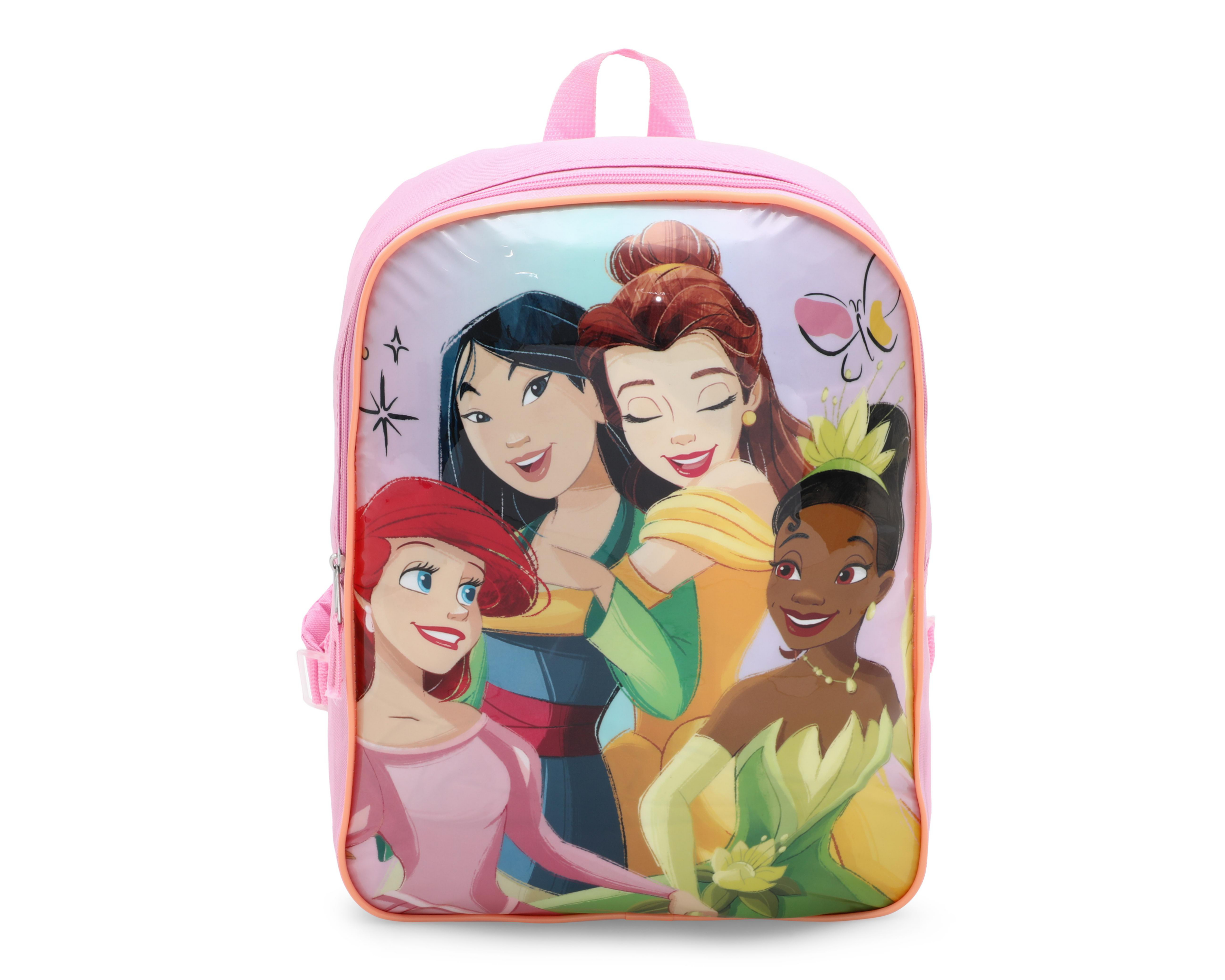 Foto 2 pulgar | Mochila Disney Princesas Rosa
