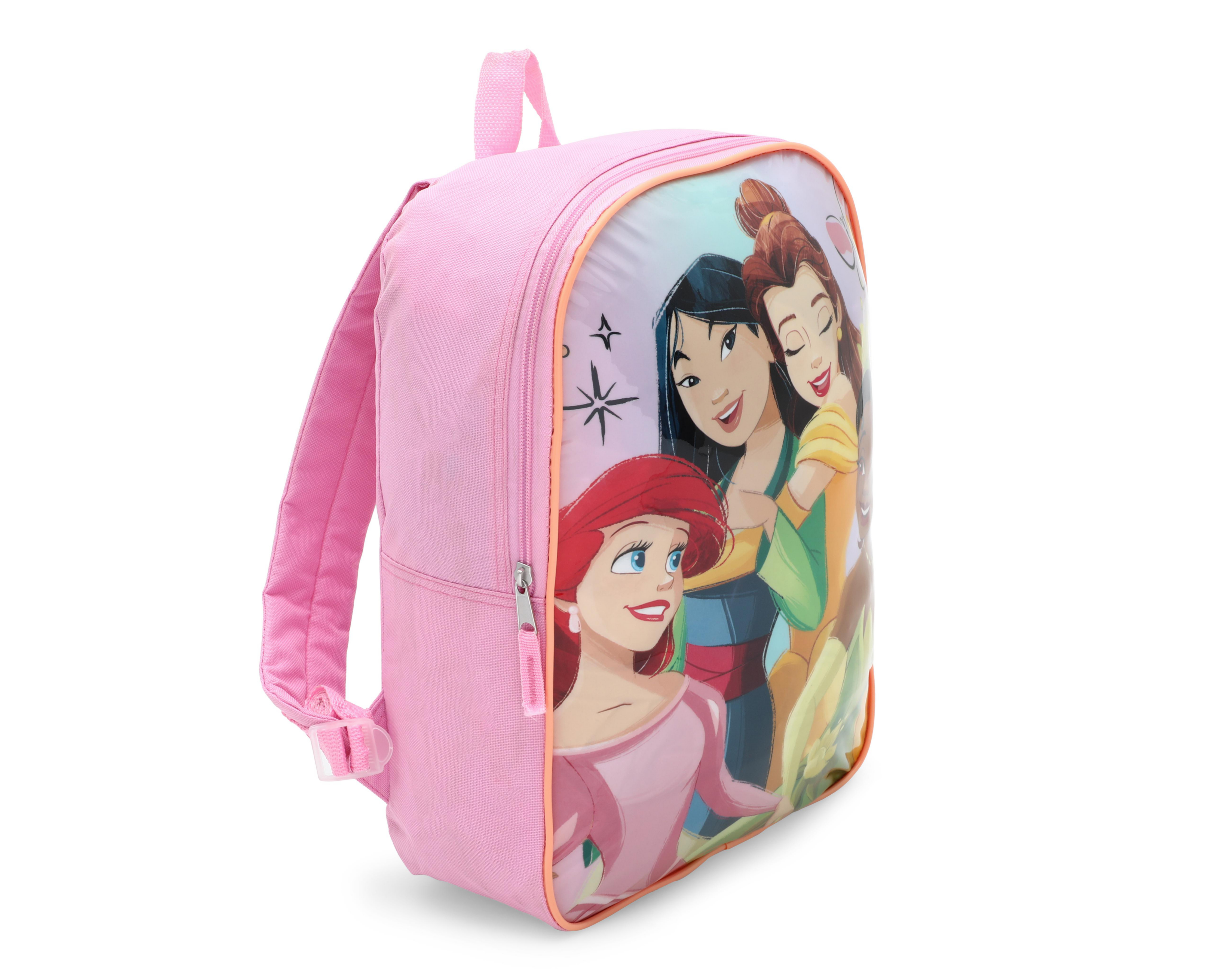 Foto 3 pulgar | Mochila Disney Princesas Rosa