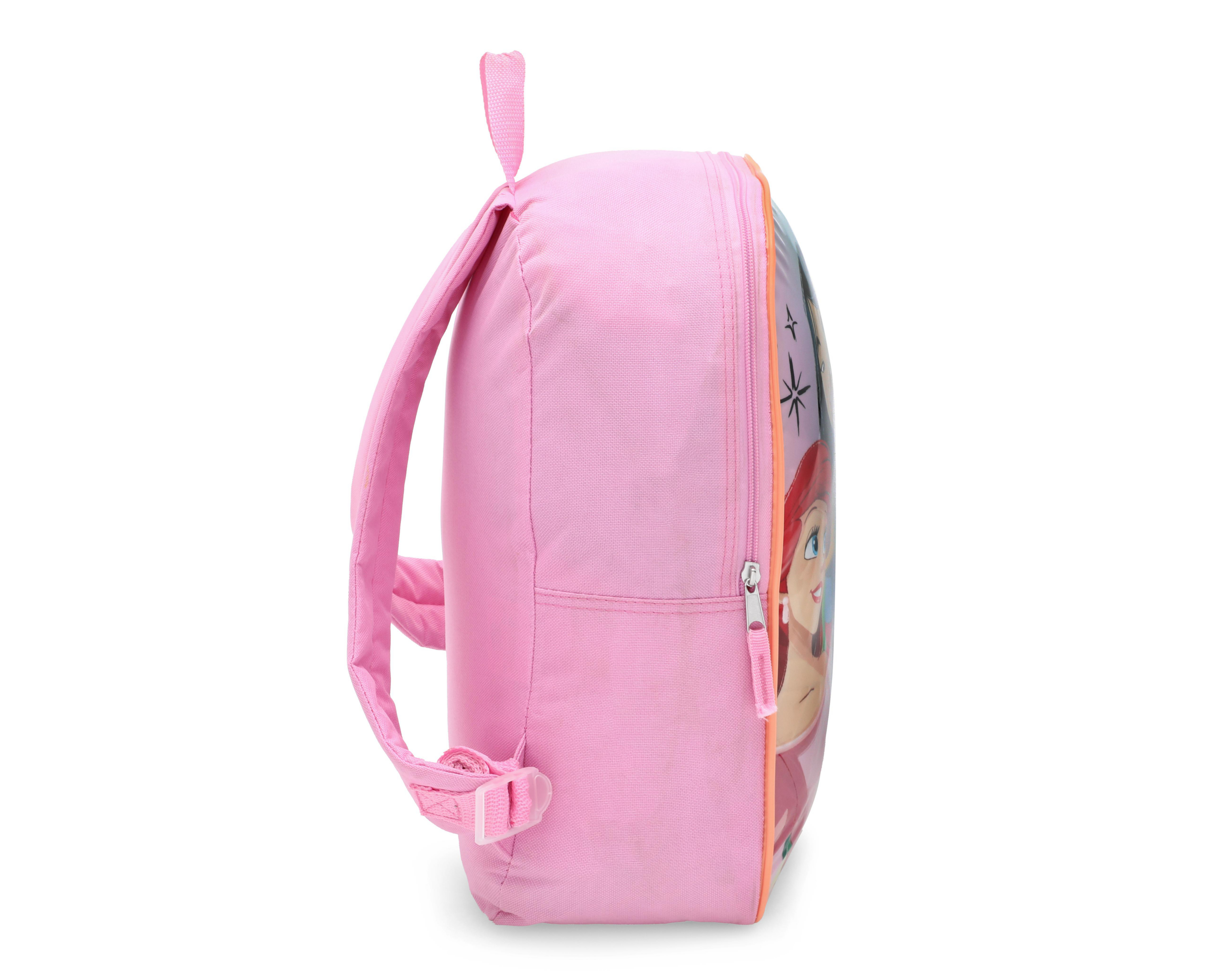 Foto 4 pulgar | Mochila Disney Princesas Rosa