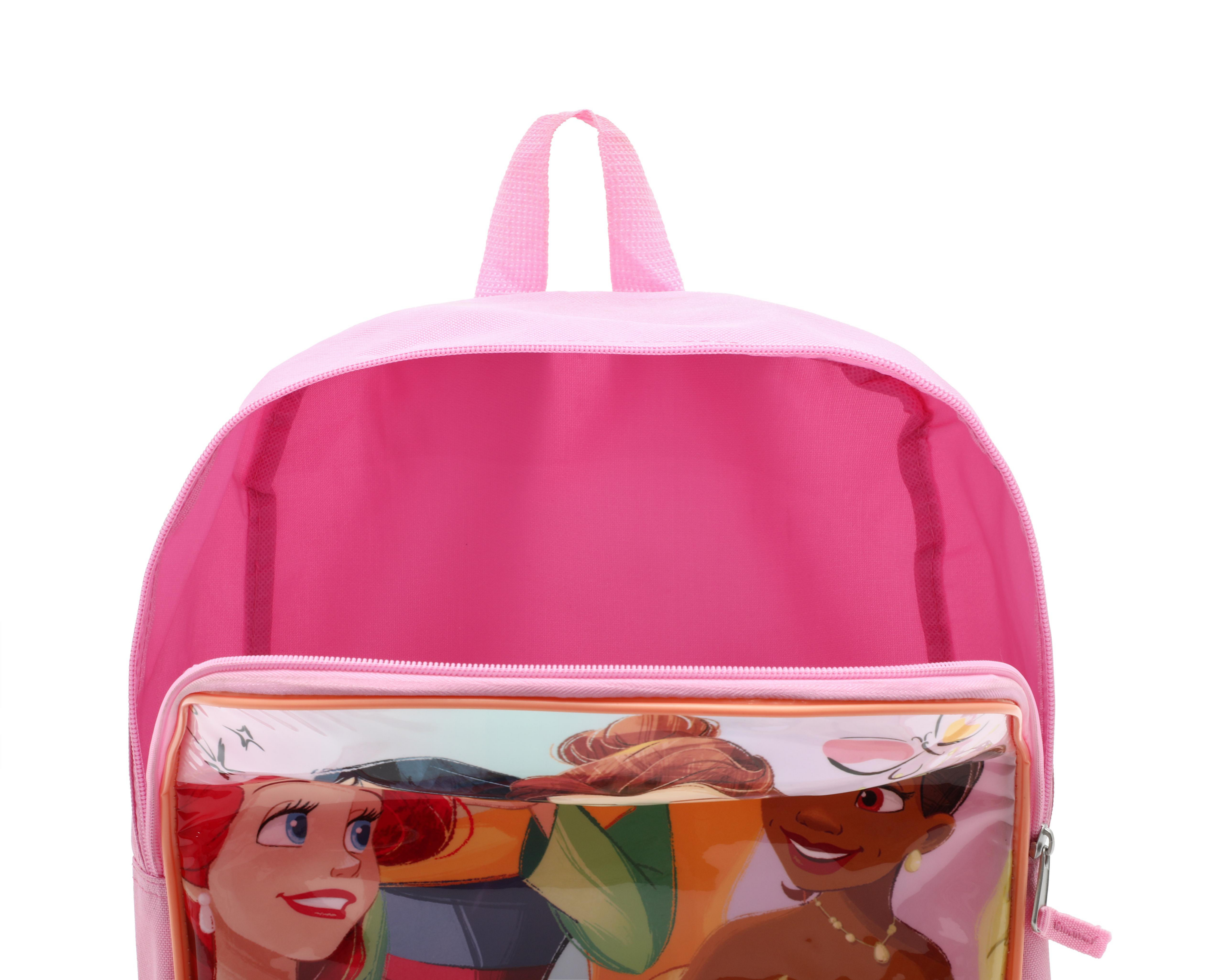 Foto 7 pulgar | Mochila Disney Princesas Rosa