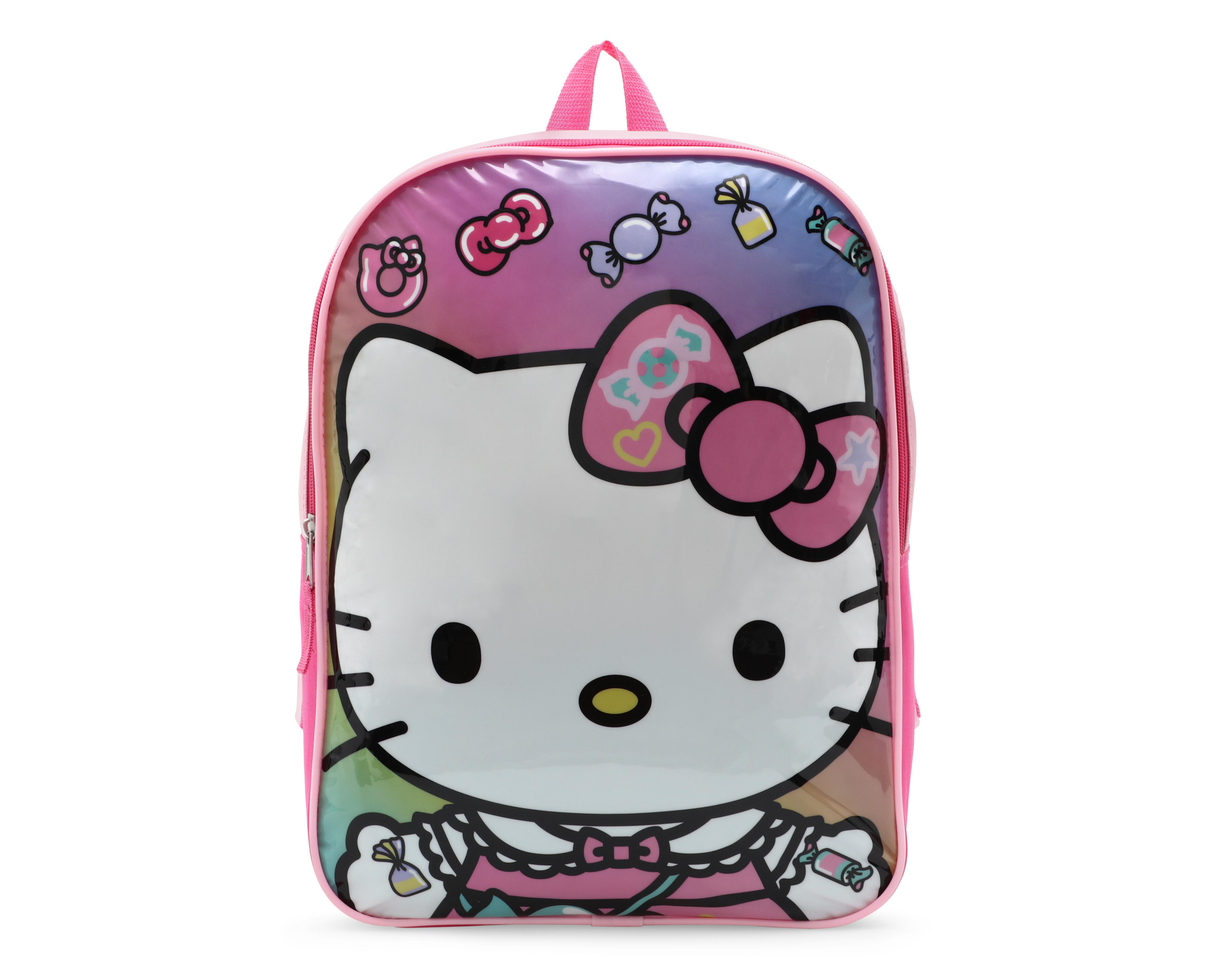 Foto 2 pulgar | Mochila Hello Kitty Rosa