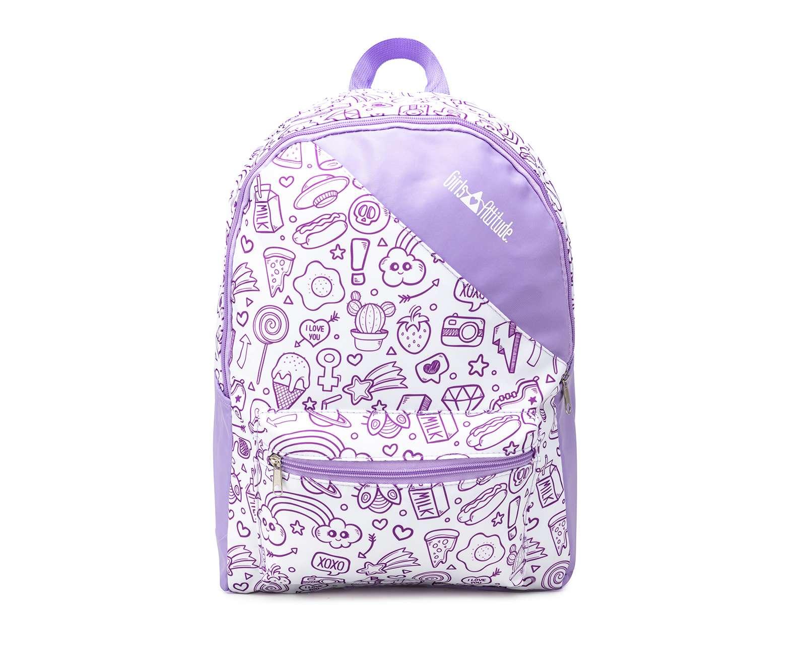 Foto 2 | Mochila Girls Attitude Morada