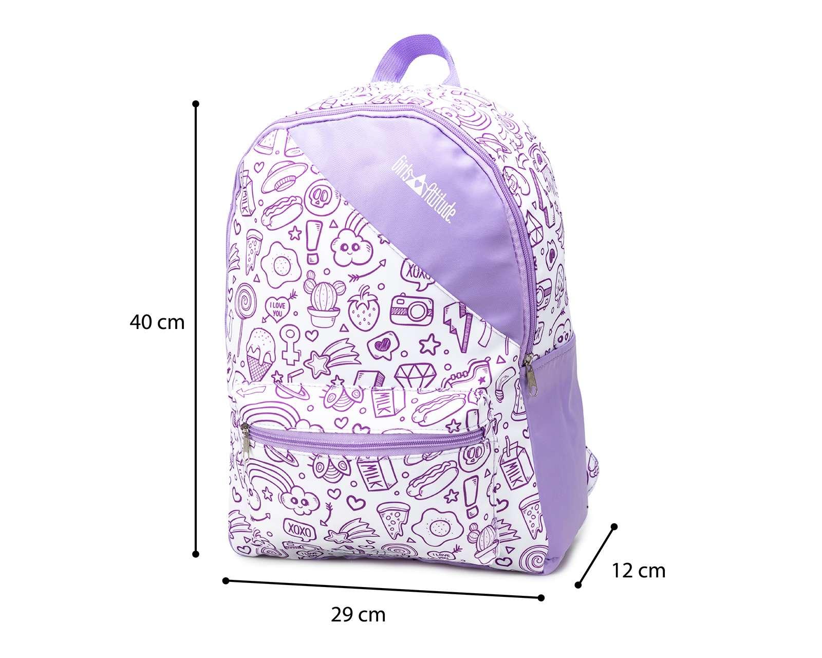 Foto 8 | Mochila Girls Attitude Morada