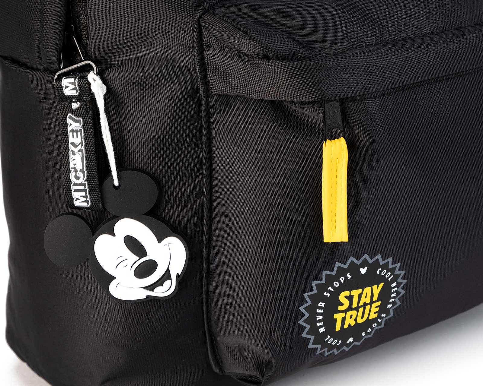 Foto 6 pulgar | Mochila Mickey Mouse Disney Negra