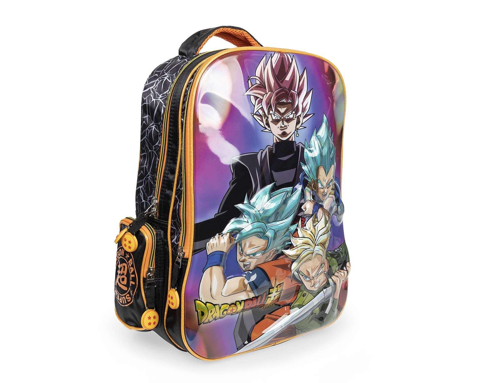 Foto 3 pulgar | Mochila Dragon Ball Negra/Anaranjada