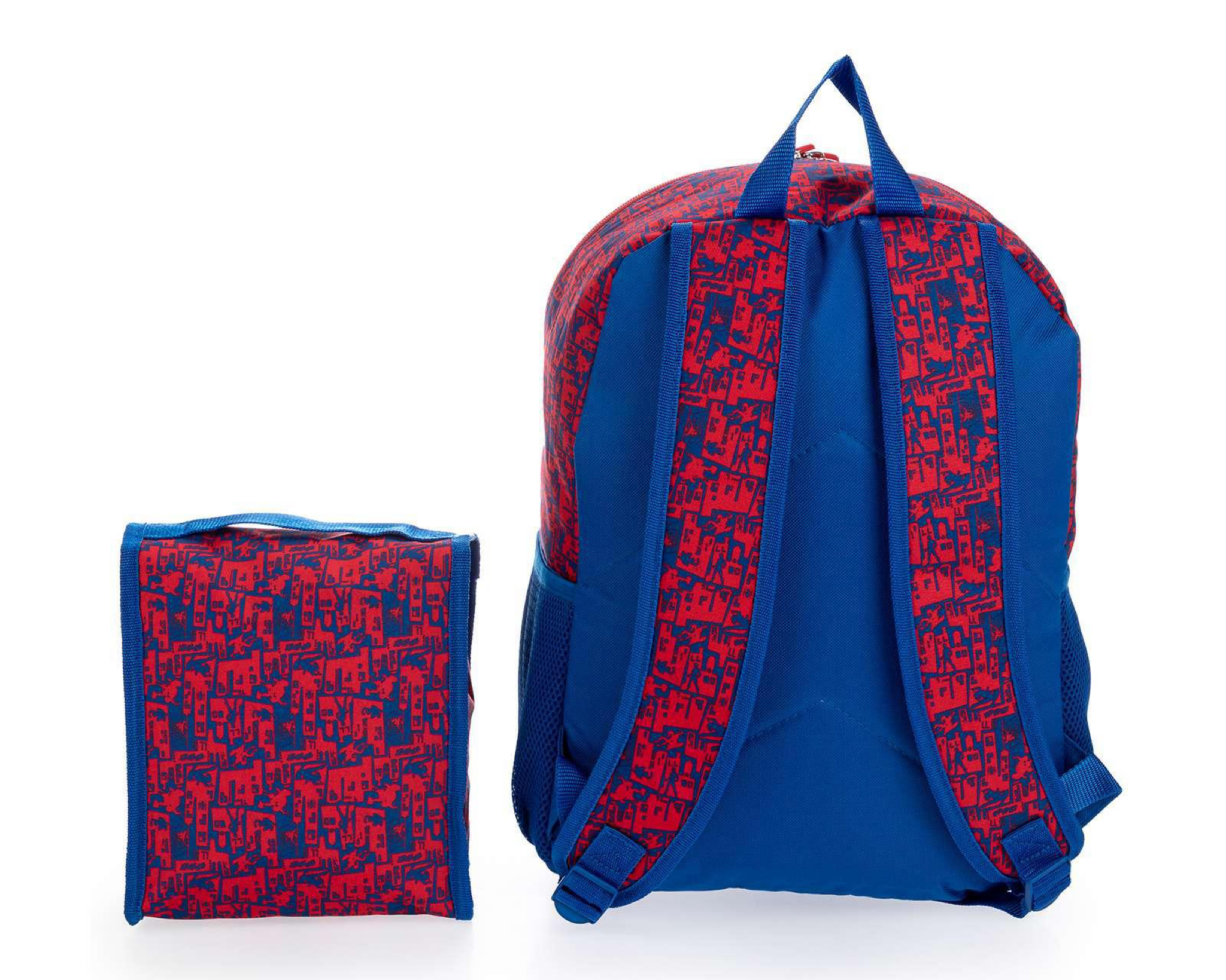 Foto 5 pulgar | Mochila Spider-Man Azul/Rojo 3 Piezas