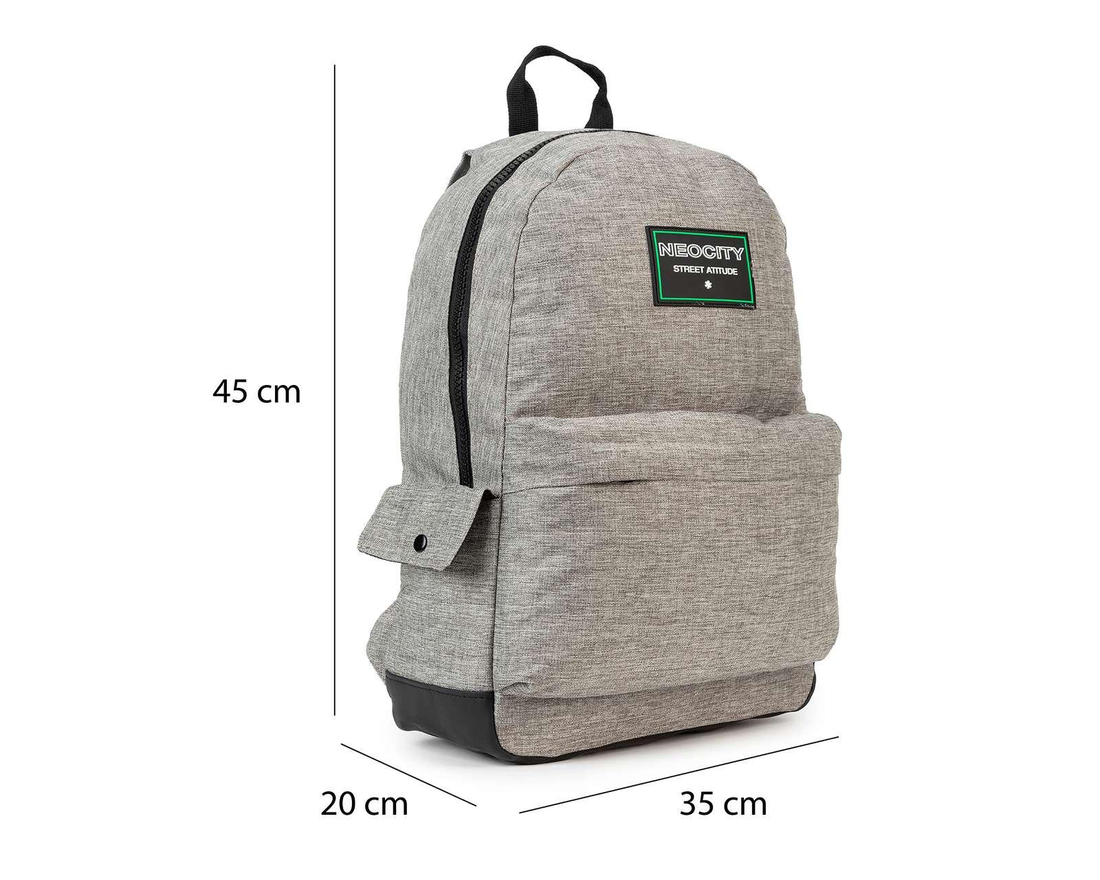 Foto 7 | Mochila Neo*City Gris