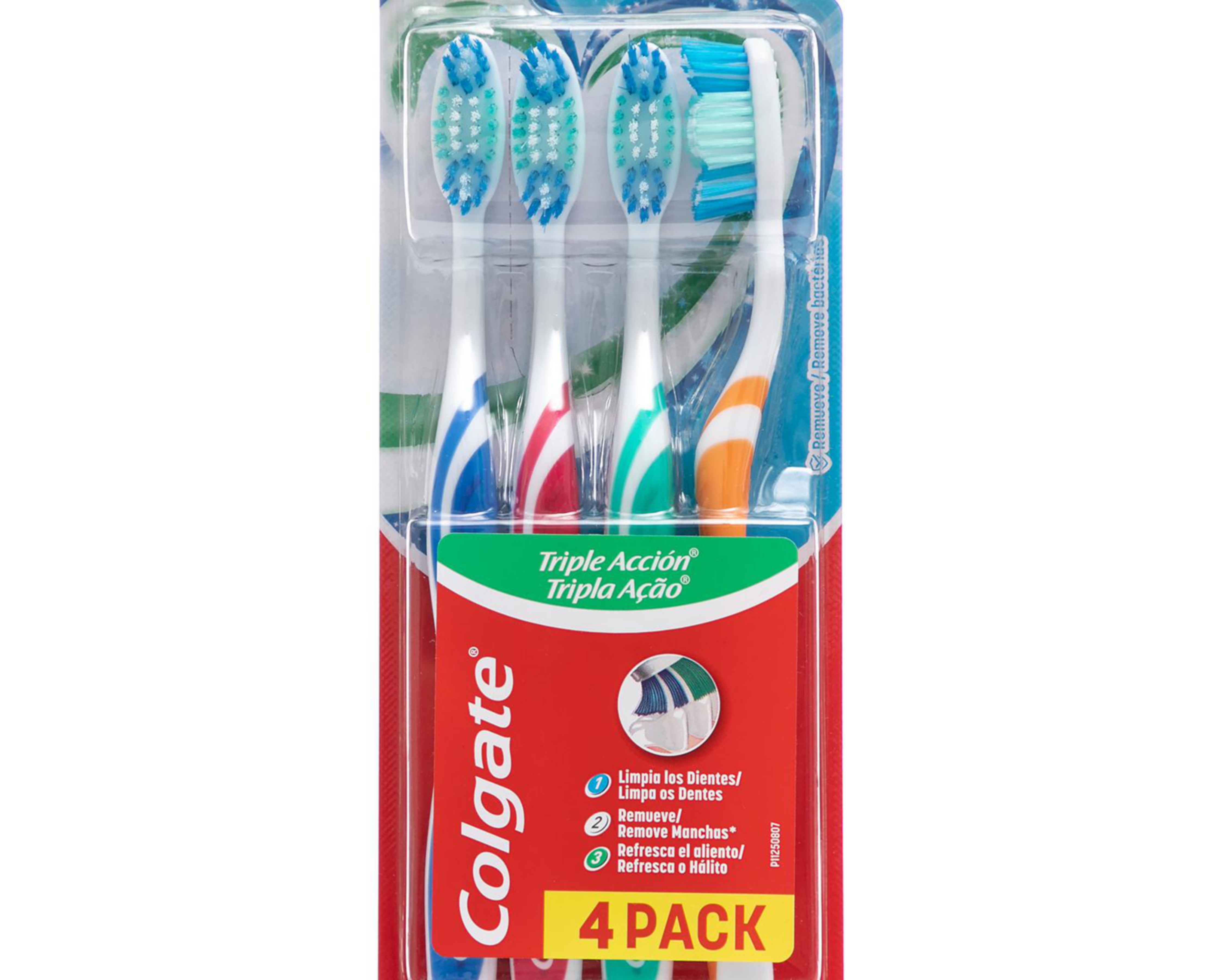 Foto 3 | Cepillo Dental Colgate 4 Piezas