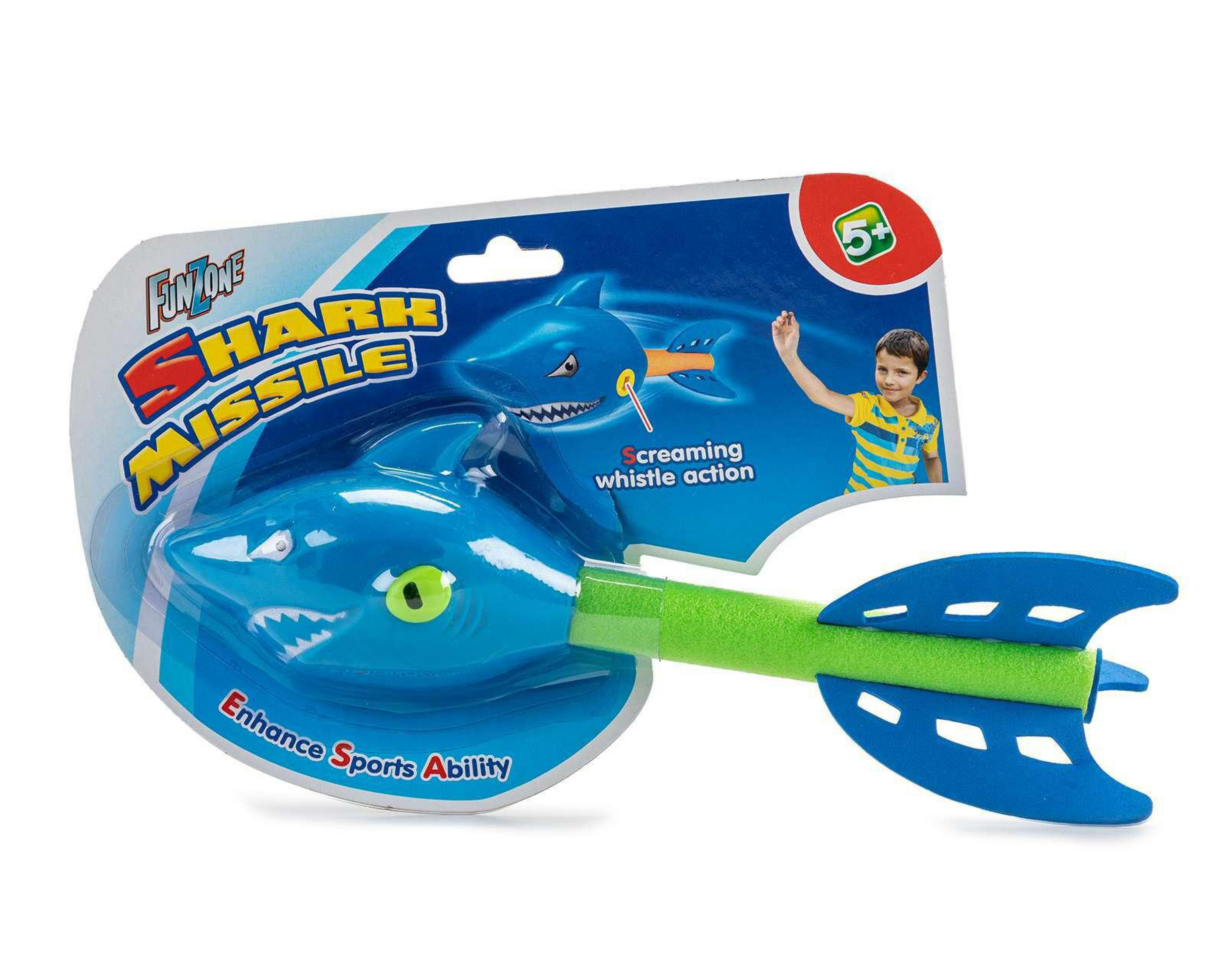 Foto 2 pulgar | Proyectil Funzone Shark Missile