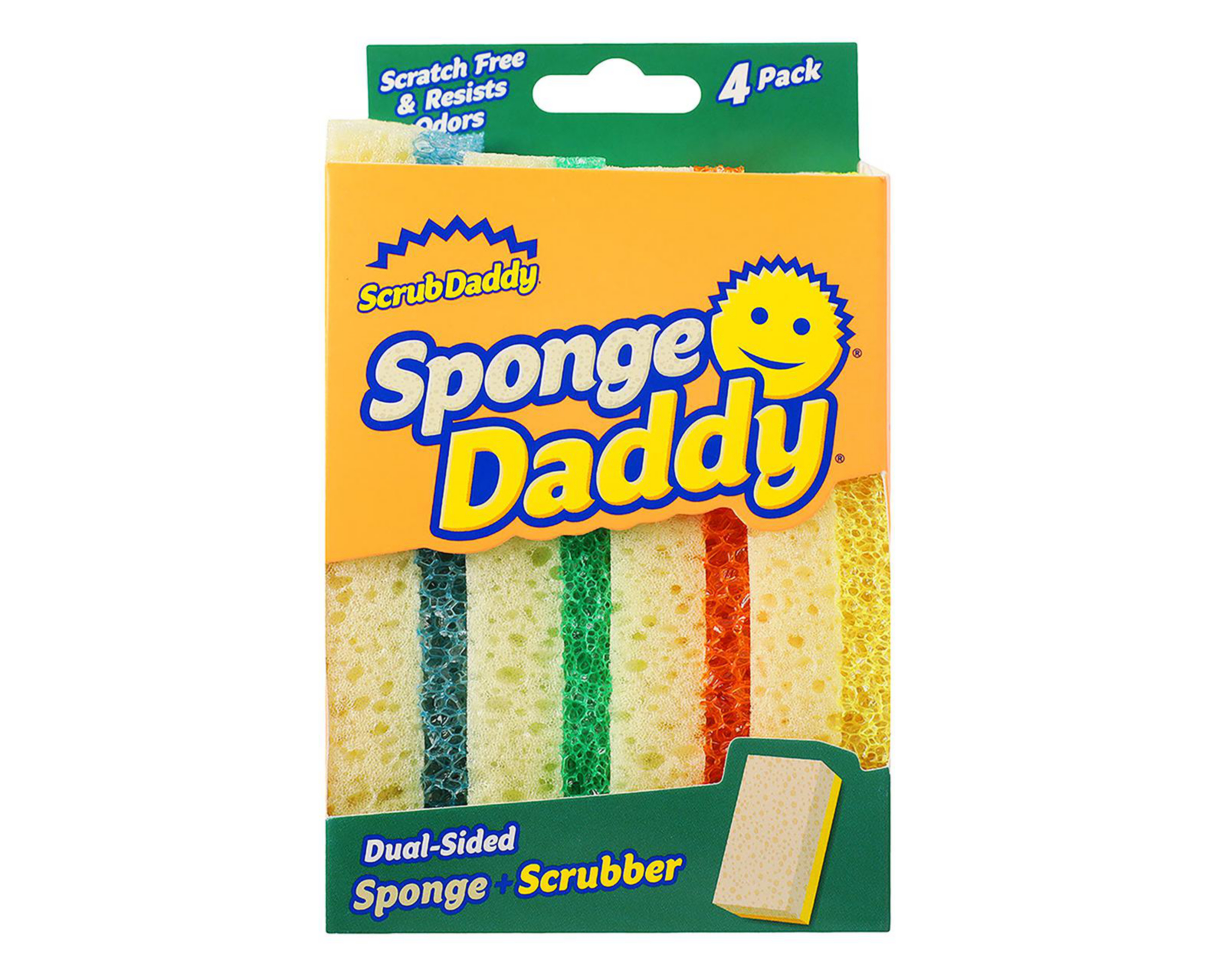 Foto 1 | Esponja Scrub Daddy Multiusos 4 Piezas