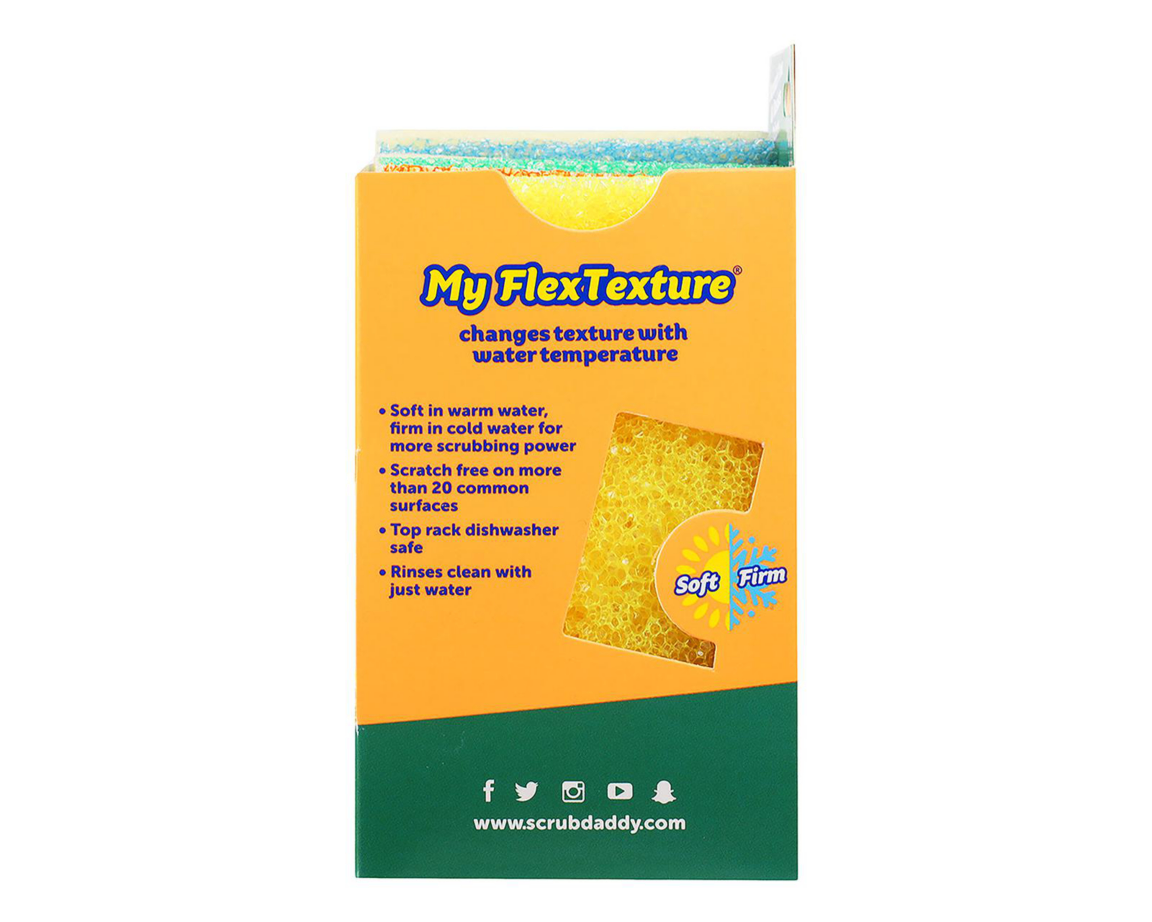 Foto 4 | Esponja Scrub Daddy Multiusos 4 Piezas