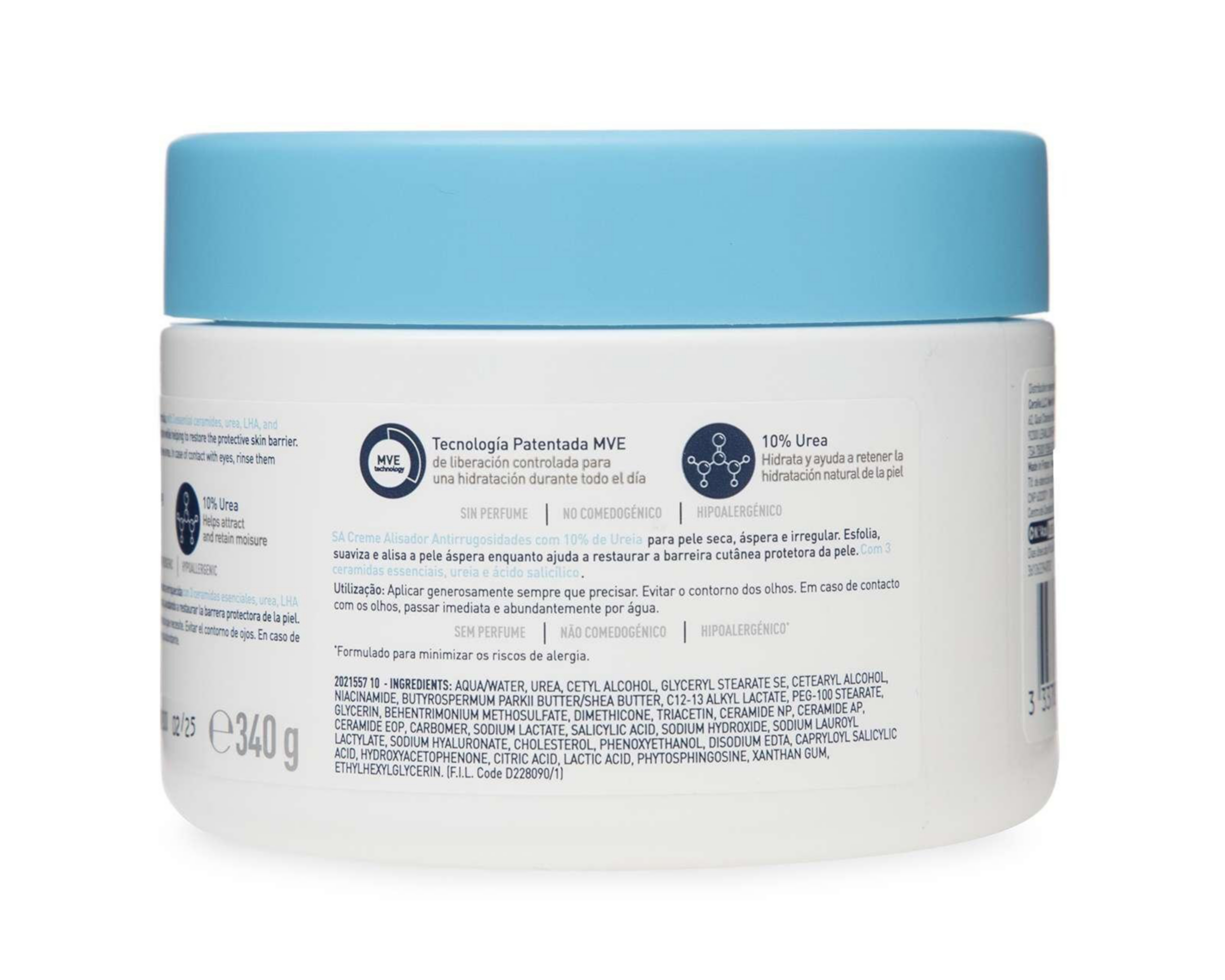 Foto 2 | Crema Corporal Cerave Antirugosidades 340 g