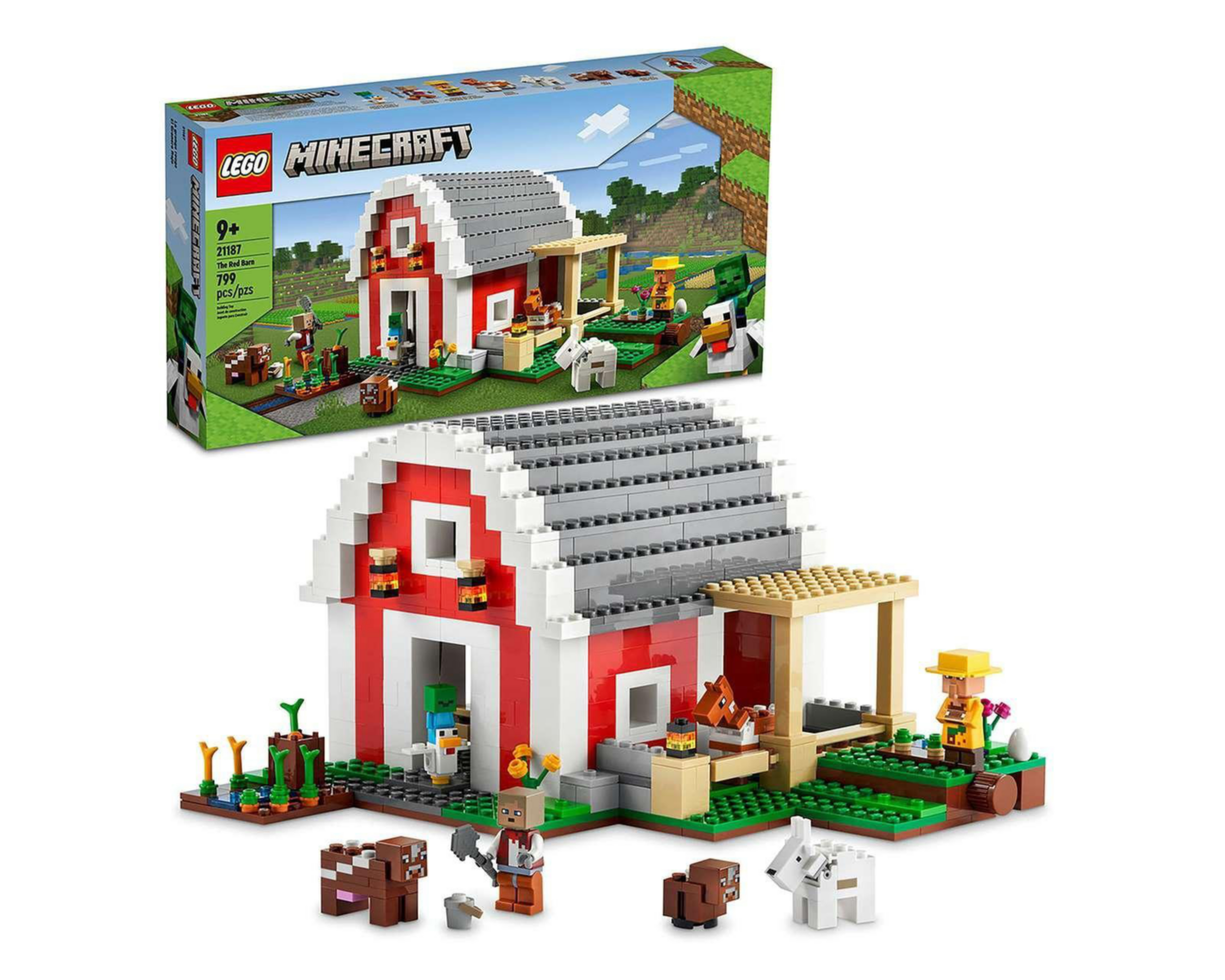 LEGO Minecraft: El Granero Rojo $2,599